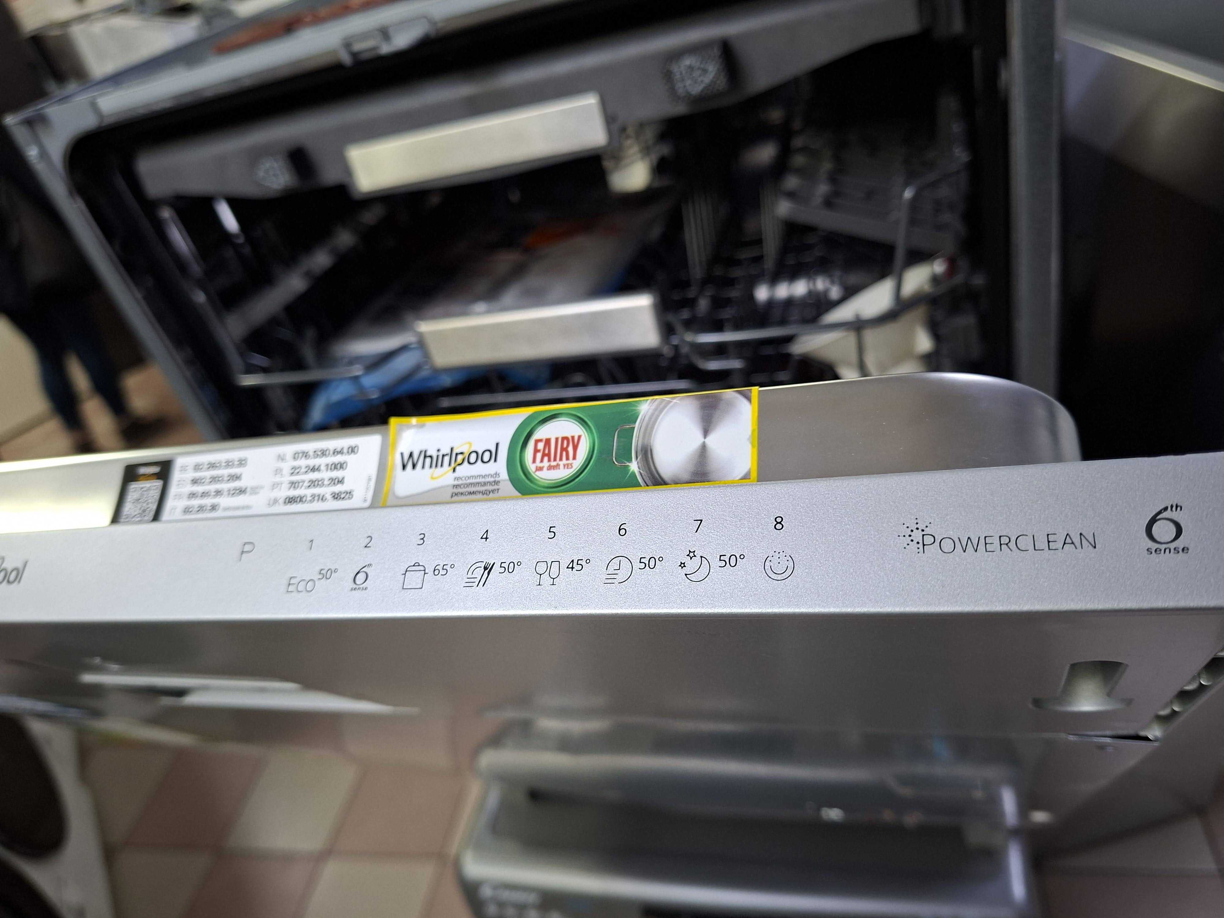 Ugradna Sudo mašina Whirlpool WIO 3T126 PEF, 14kompleta