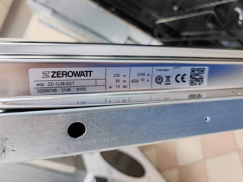 Ugradna sudo mašina Zerowatt ZD 1L38-02\T