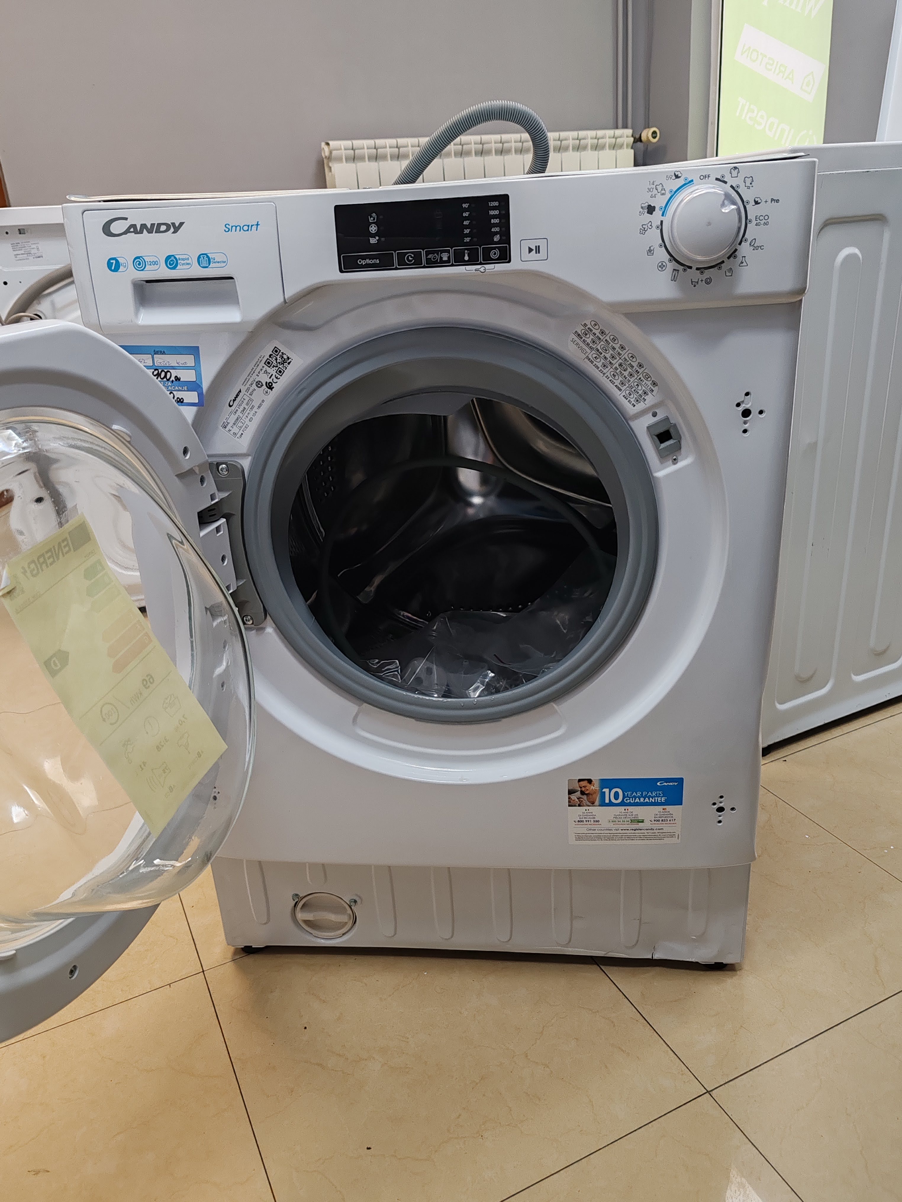 Ugradna veš mašina Candy CBW 27D1E-S , 7 kg