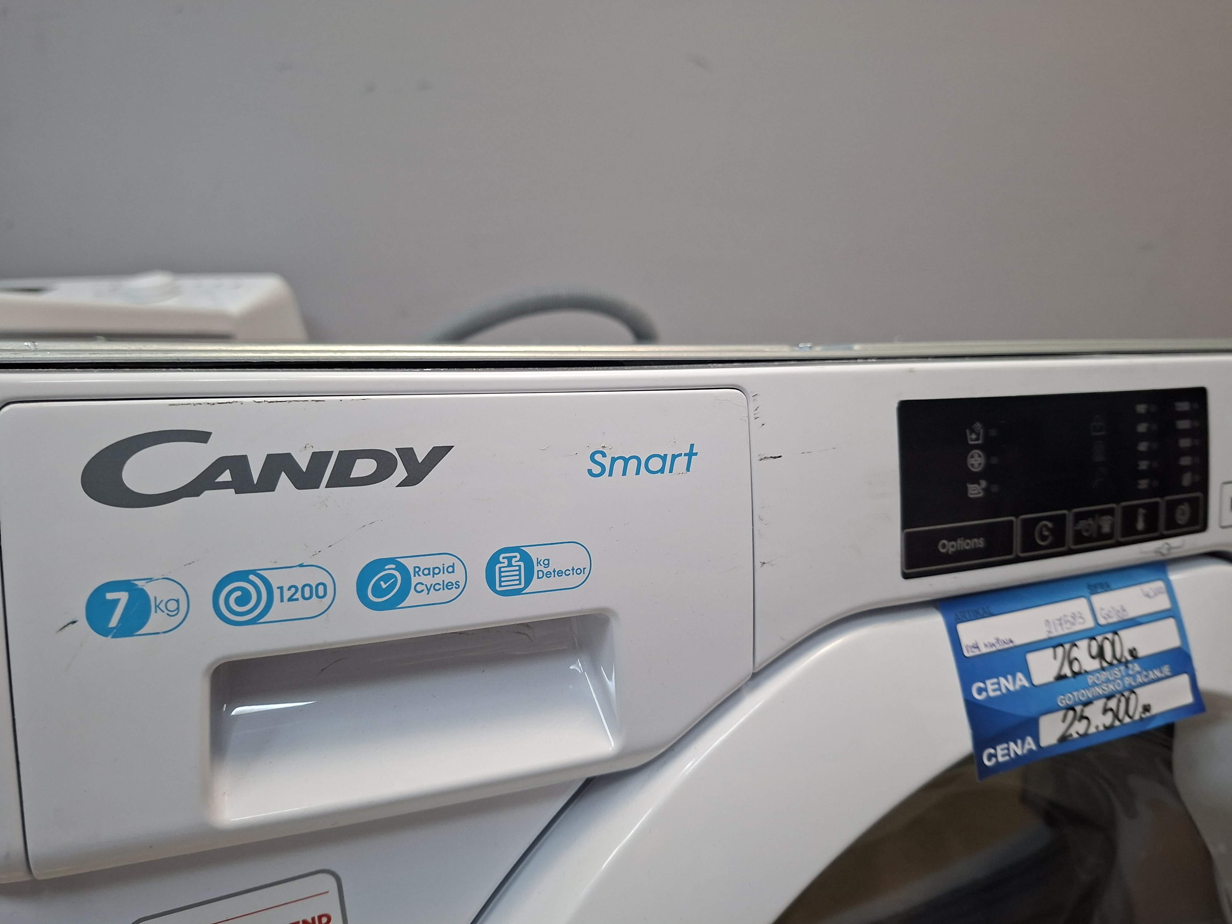 Ugradna veš mašina Candy CBW 27D1E-S, 7 kg