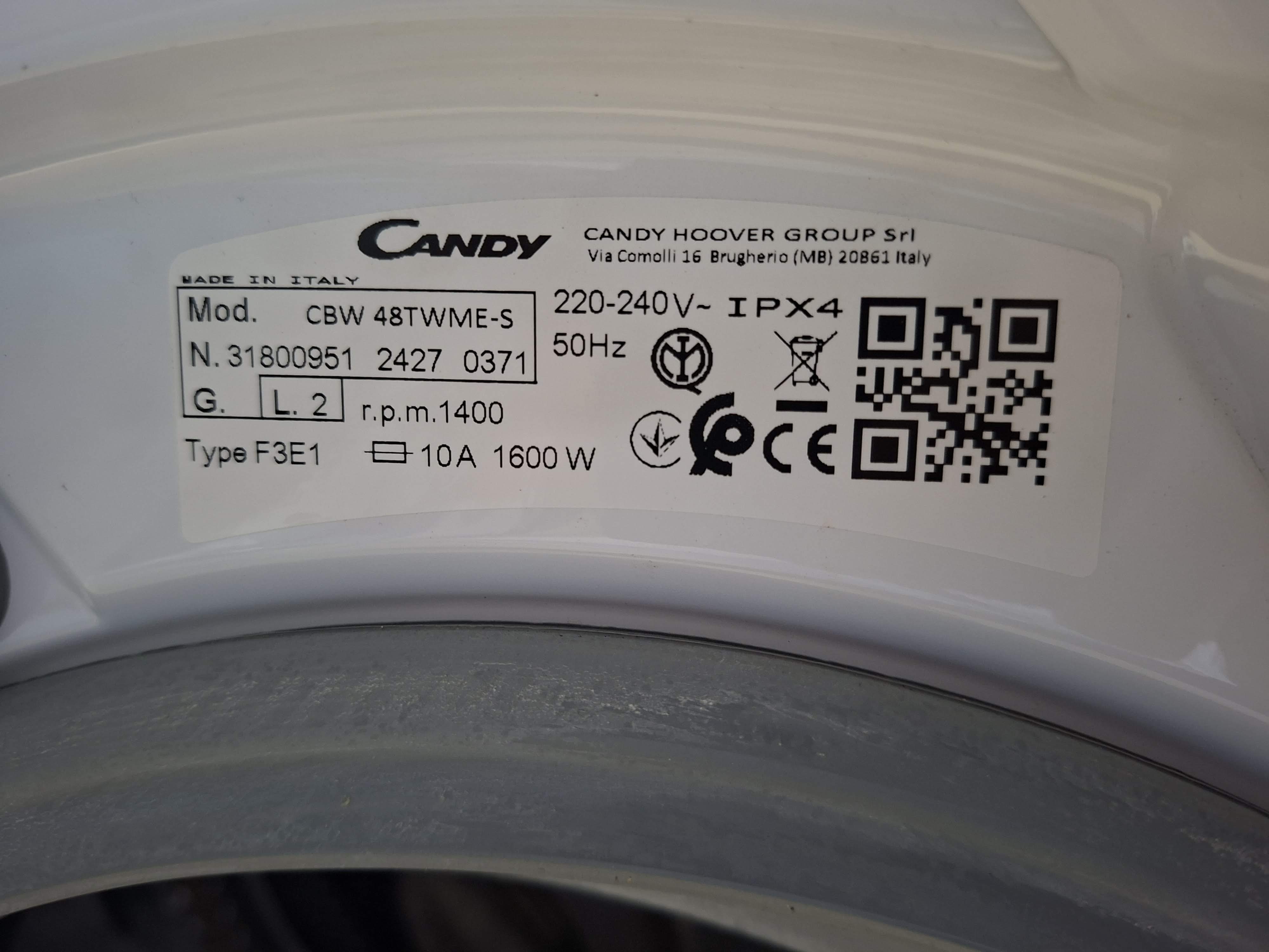 Ugradna veš mašina Candy CBW 48TWME-S, 8 kg