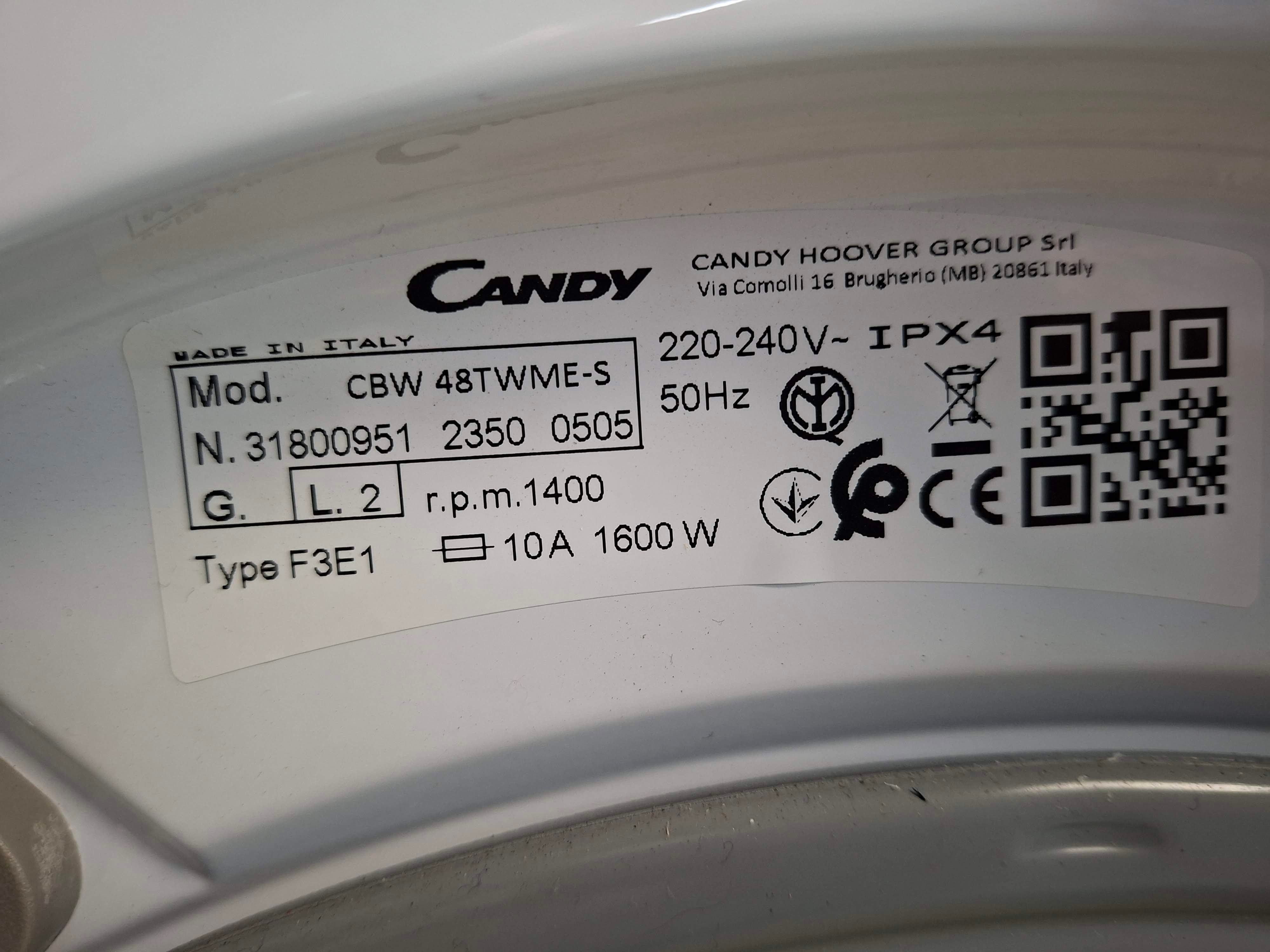 Ugradna veš mašina Candy CBW 48TWME-S, 8 kg