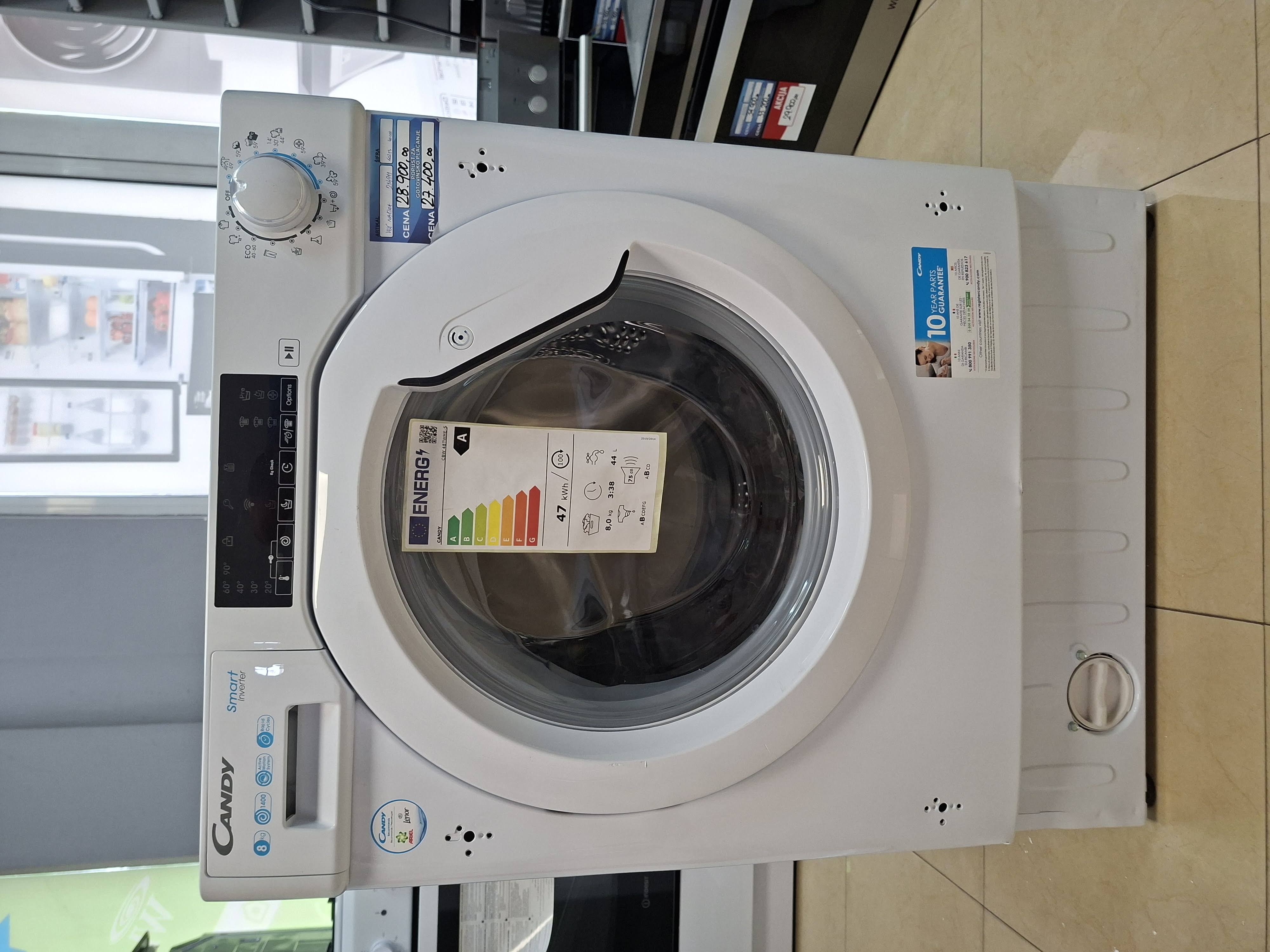 Ugradna veš mašina Candy CBW 48TWME-S, 8 kg
