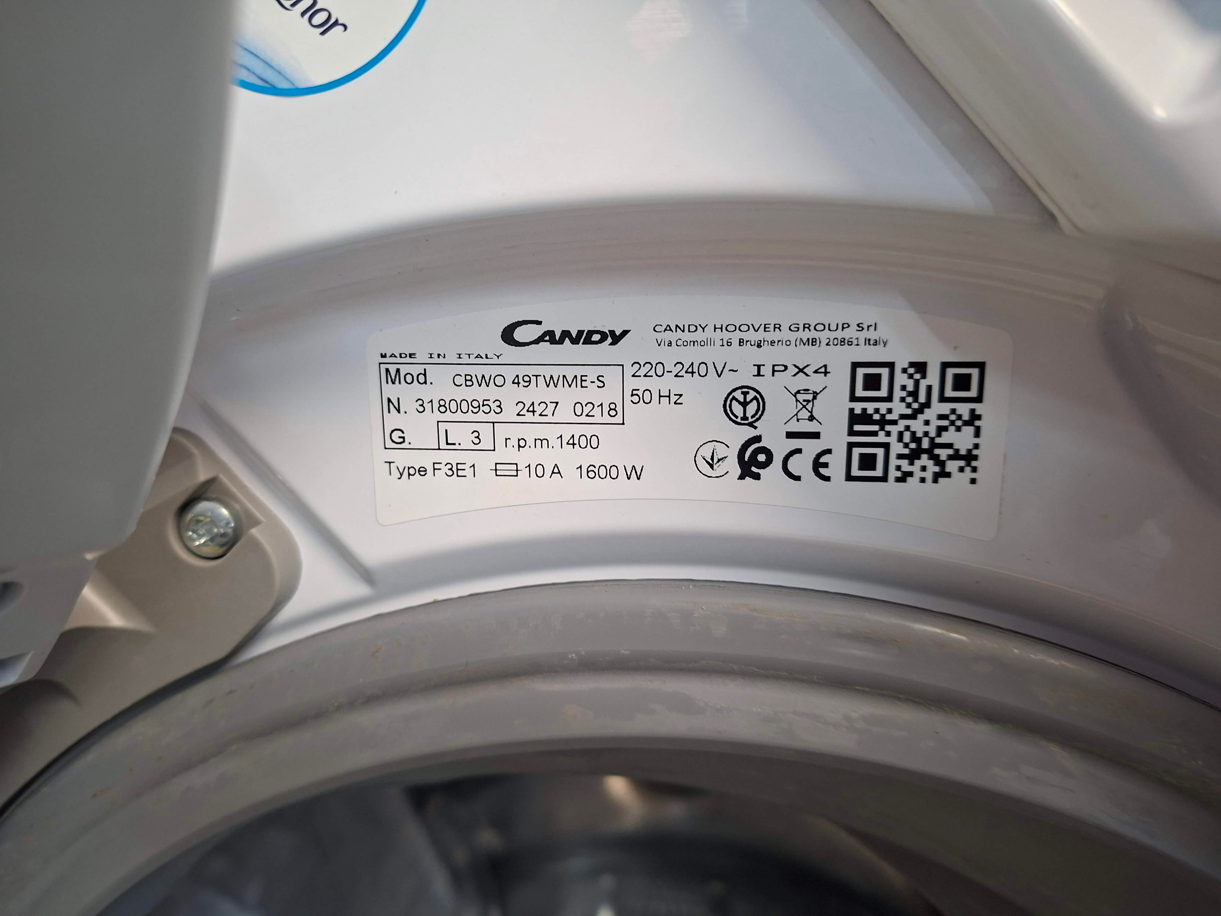 Ugradna veš mašina Candy CBWO 49TWME-S , 9 kg