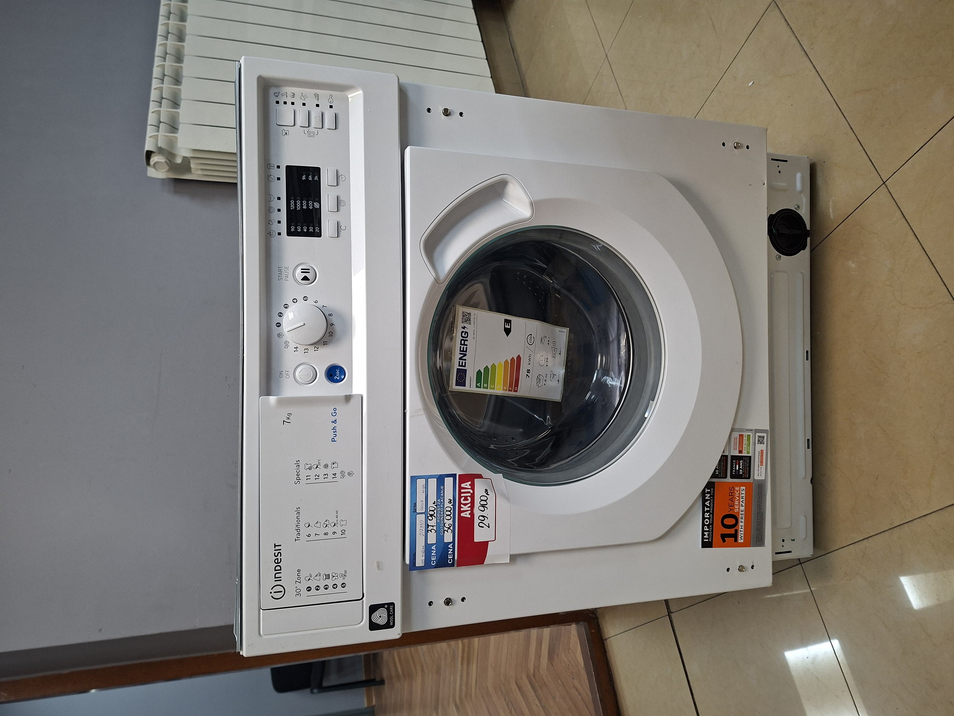 Ugradna Veš mašina Indesit BI WMIL 71252 EU N, 7kg