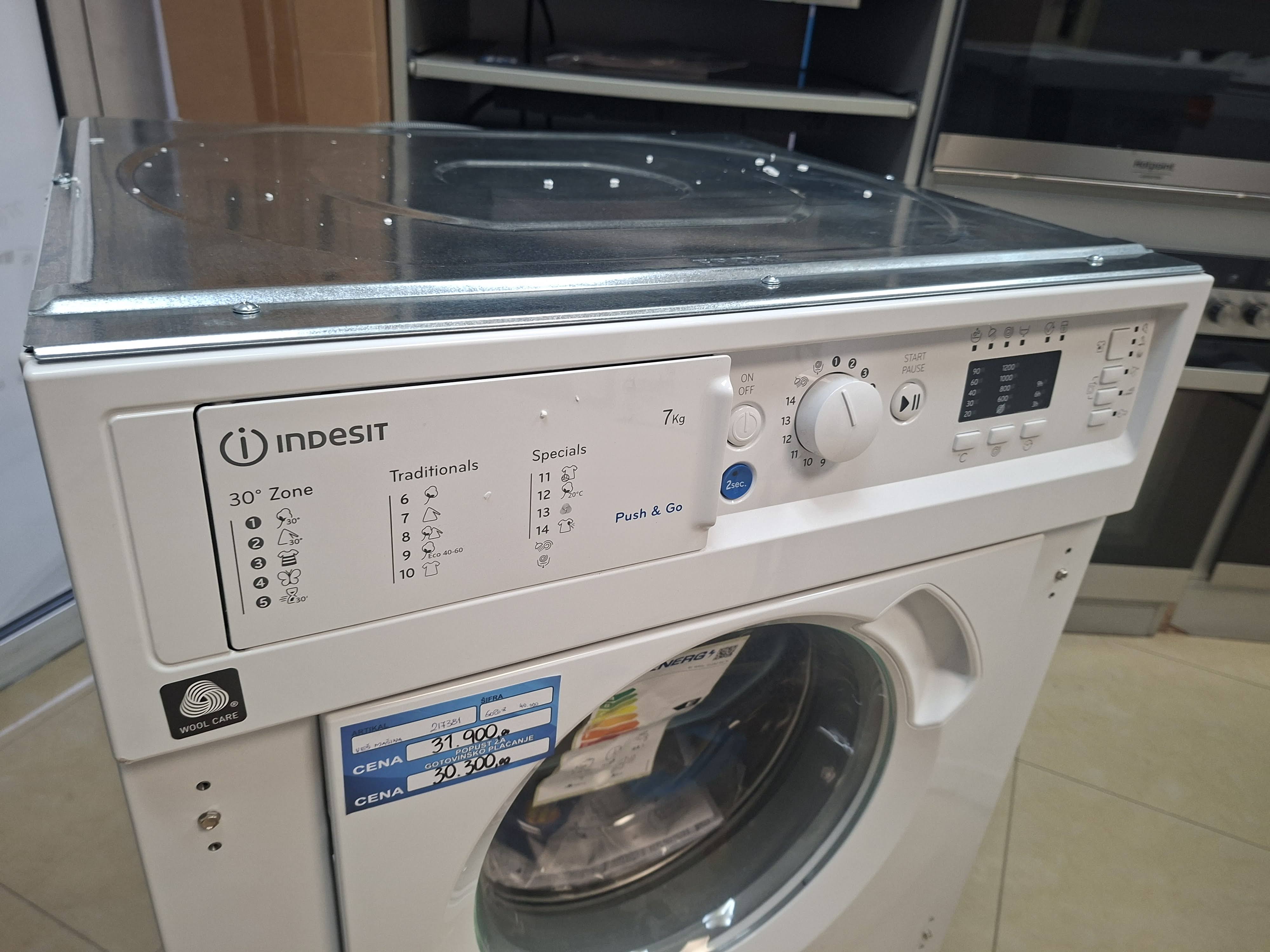 Ugradna Veš mašina Indesit BI WMIL 71252 EU N, 7kg