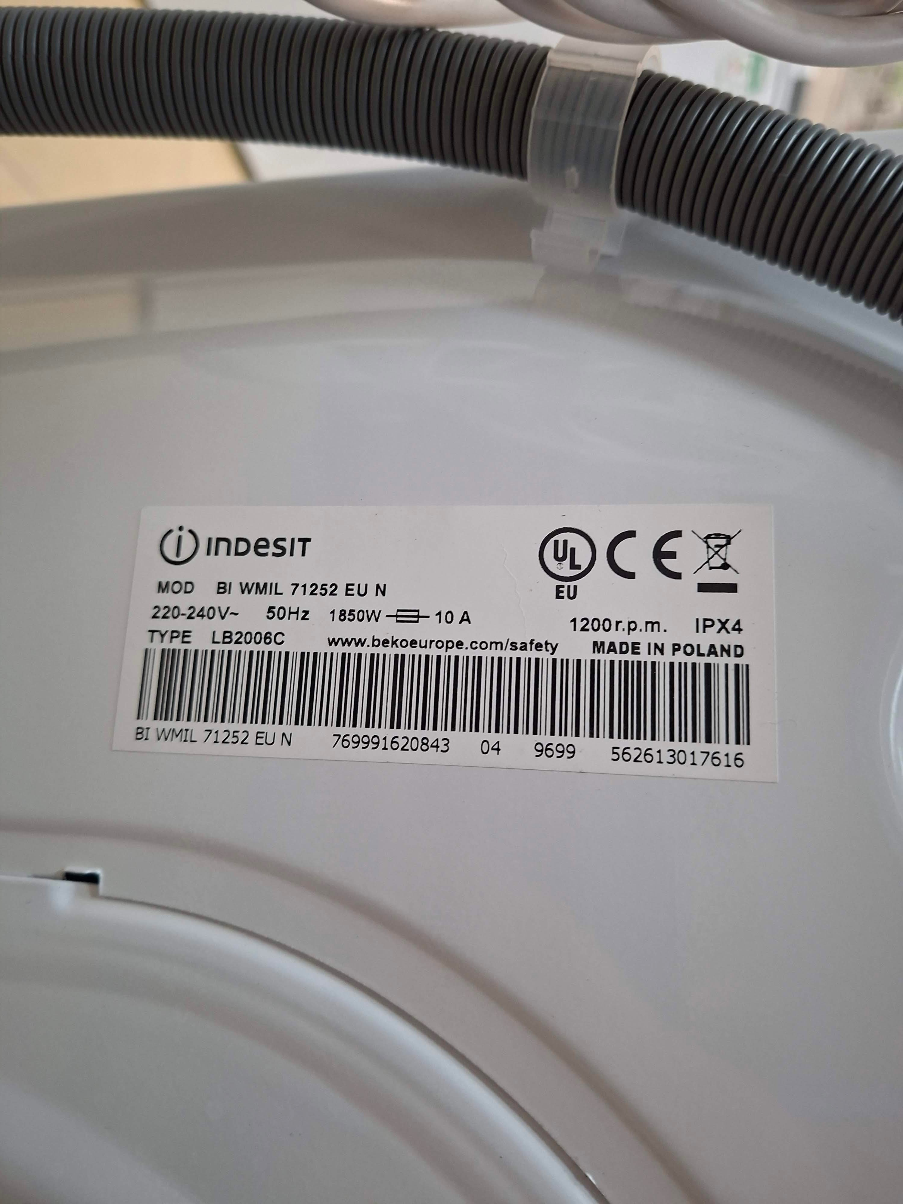 Ugradna Veš mašina Indesit BI WMIL 71252 EU N, 7kg