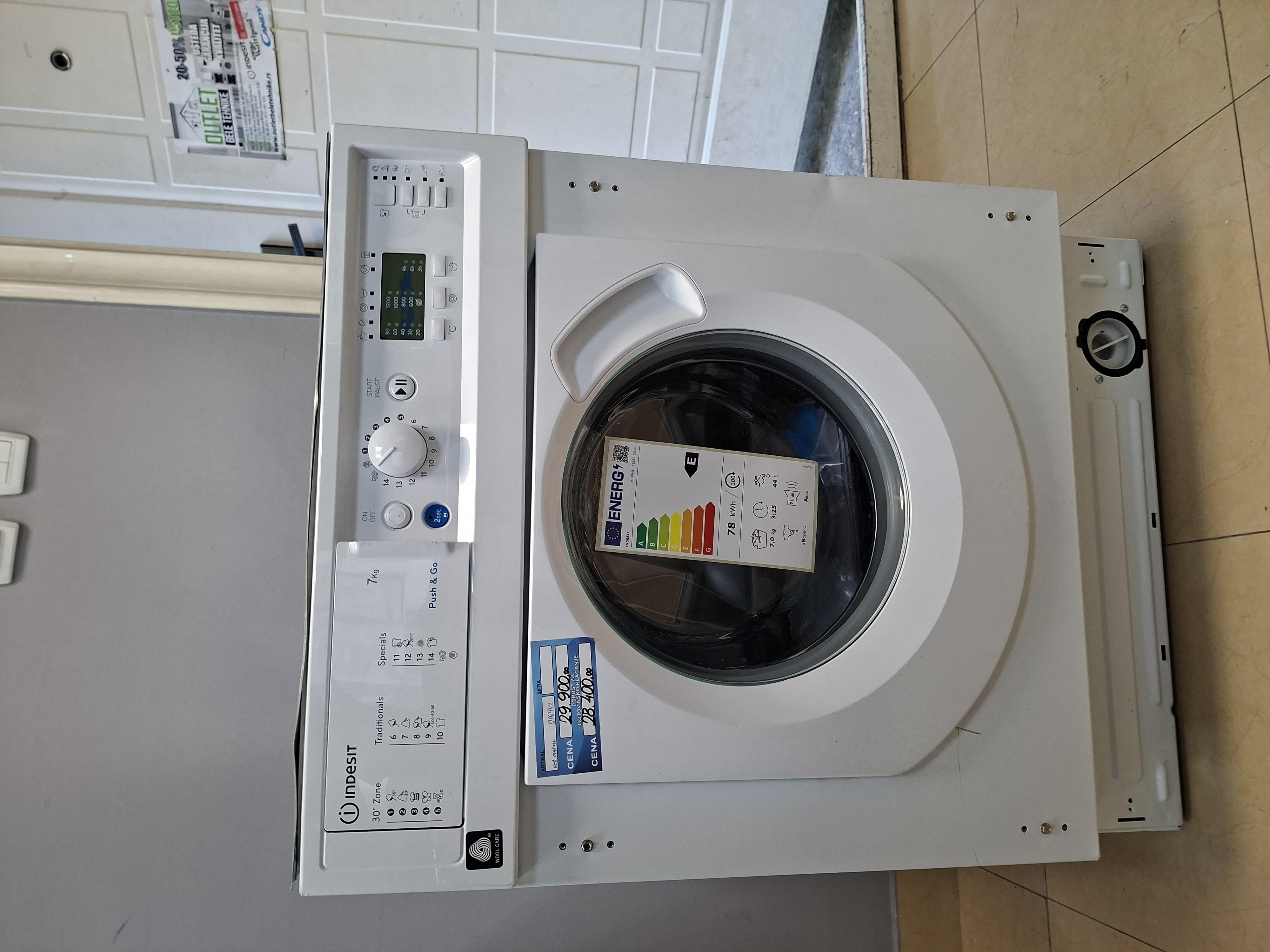 Ugradna Veš mašina Indesit BI WMIL 71252 EU N (2), 7kg