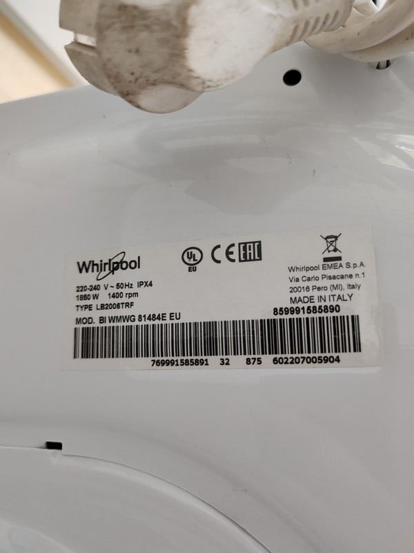 Ugradna Veš mašina Whirlpool BI WMWG 81484E EU, 8kg.