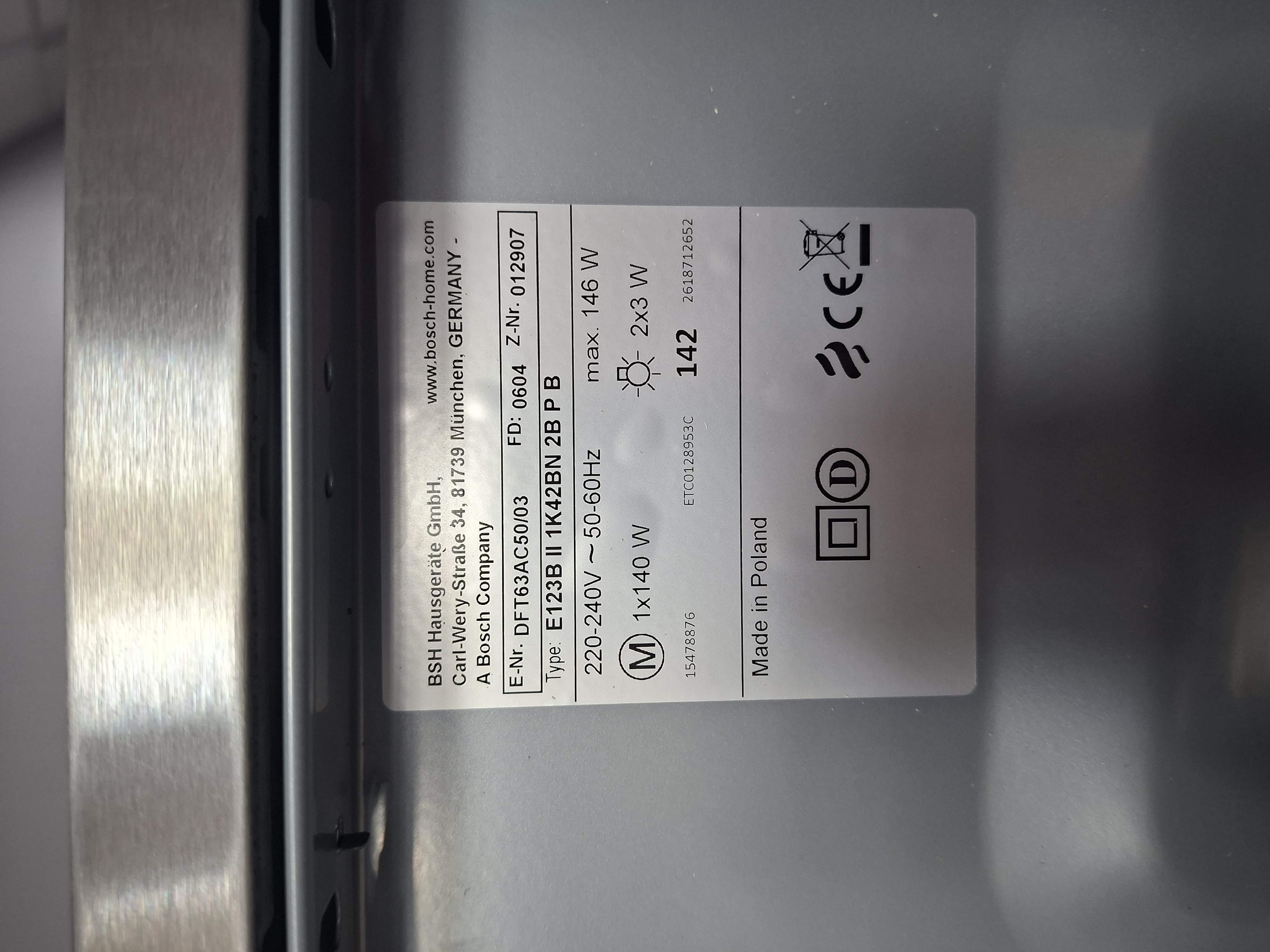Ugradni Aspirator Bosch DFT63AC50 , 60 cm.