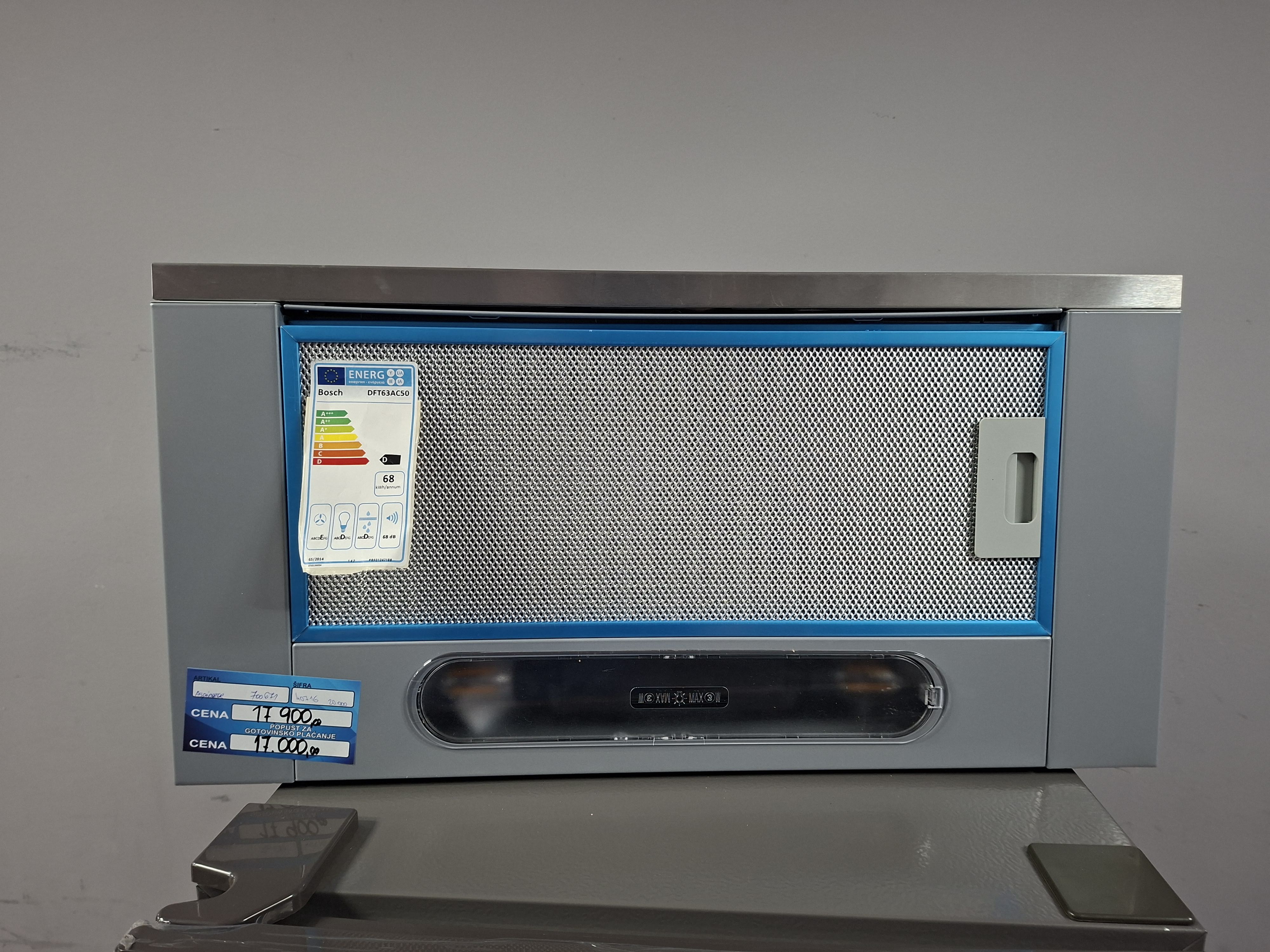 Ugradni Aspirator Bosch DFT63AC50 , 60 cm.