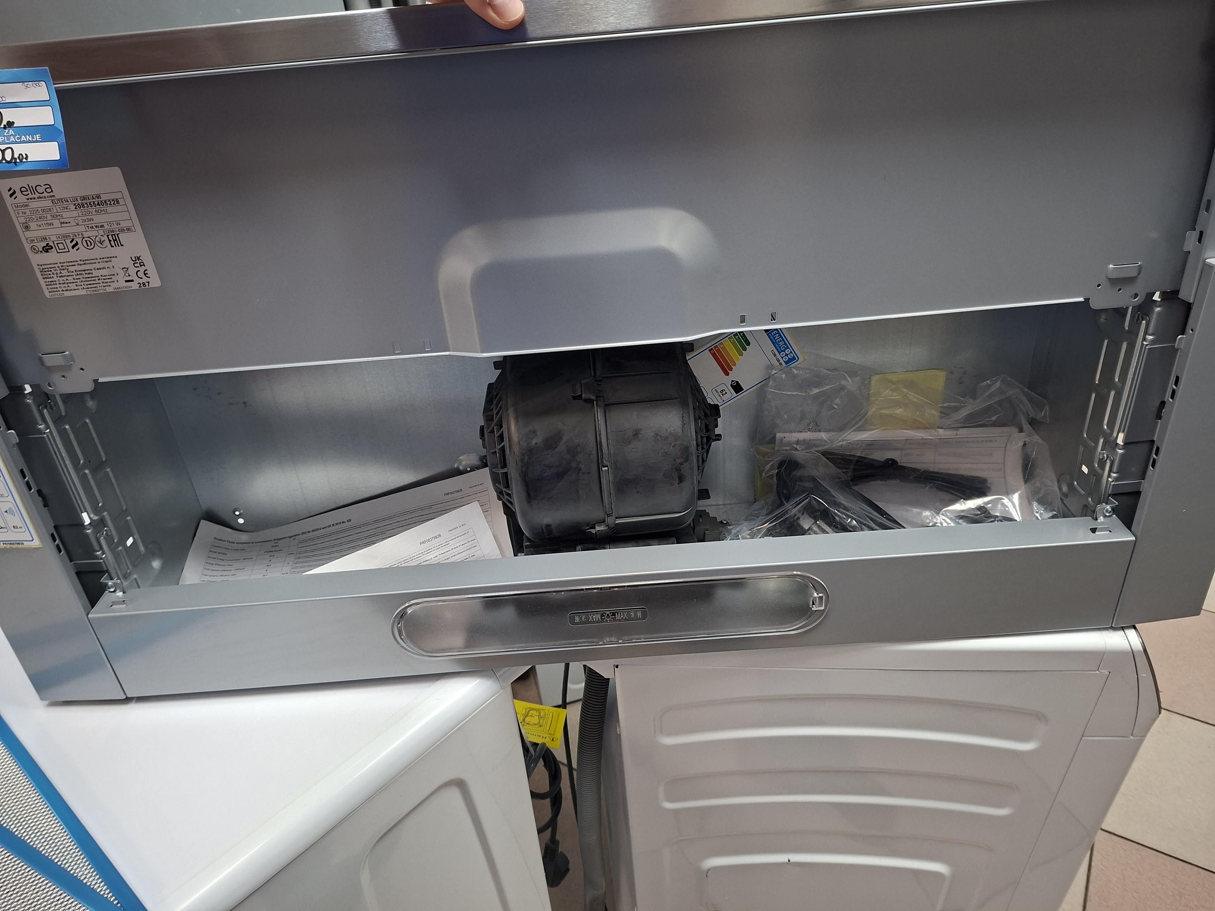 Ugradni Aspirator Elica  Elite14 LUX GRIX/A/90 , 90 cm.