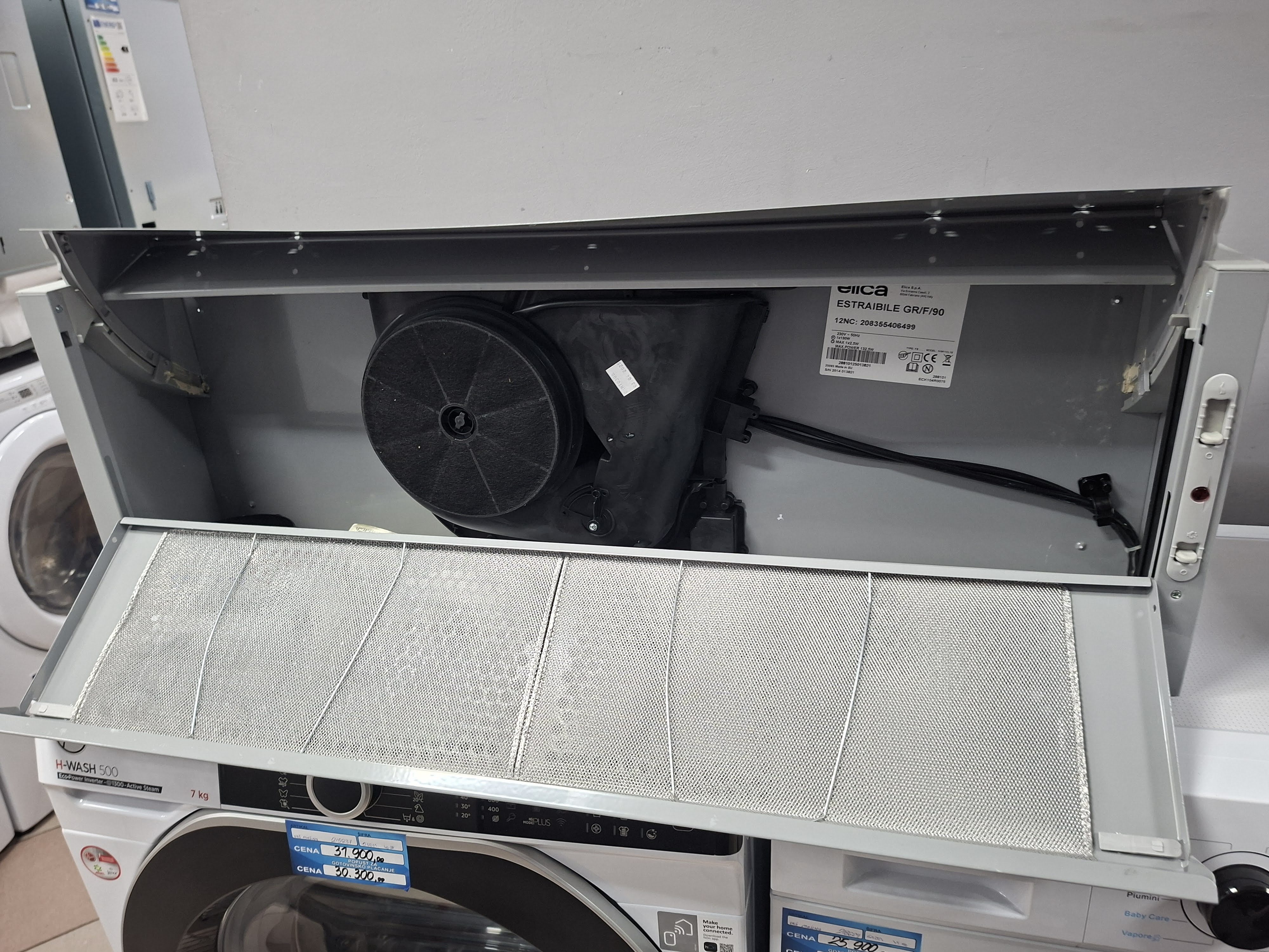 Ugradni Aspirator Elica ESTRAIBILE GR/F/90 (2) , 90 cm.