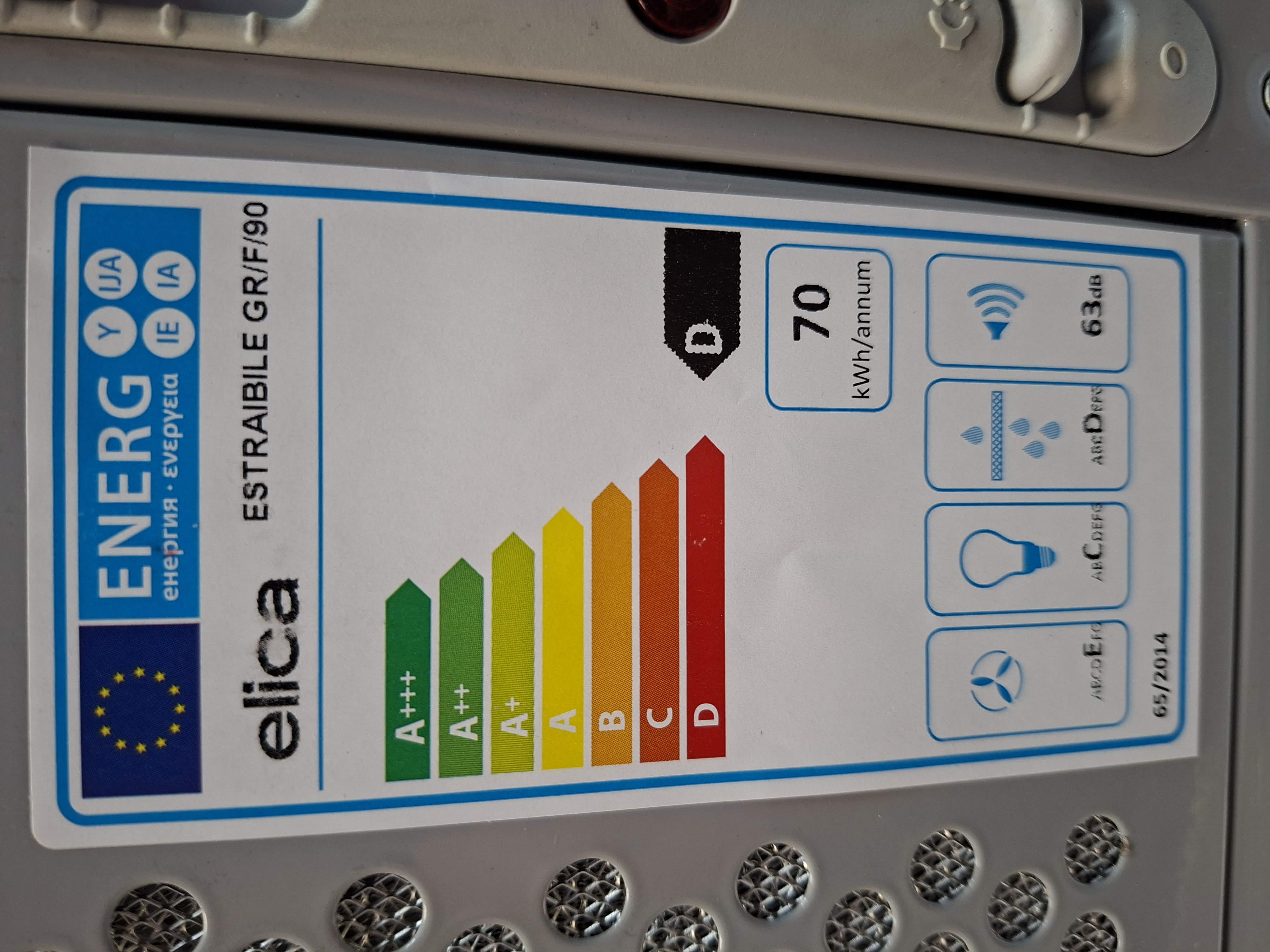 Ugradni Aspirator Elica ESTRAIBILE GR/F/90 , 90 cm.