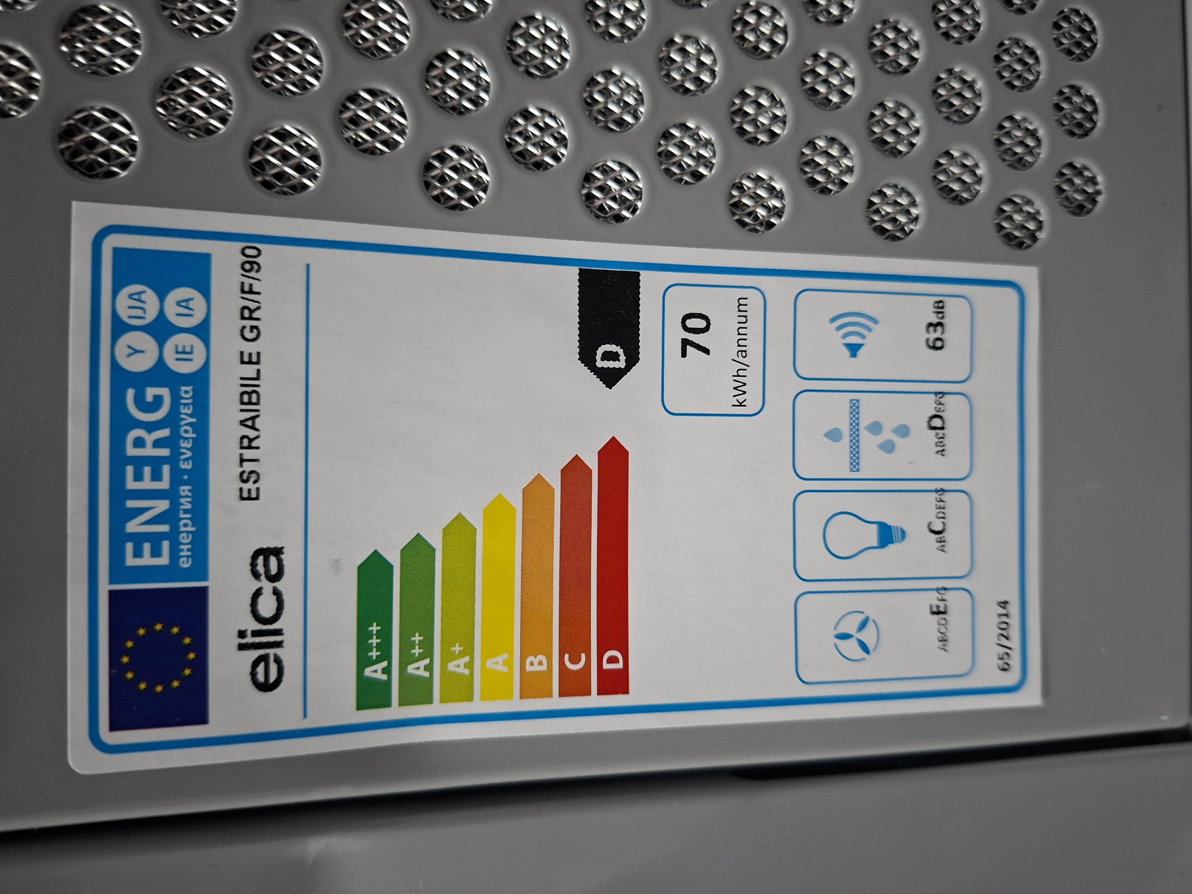 Ugradni Aspirator Elica ESTRAIBILE GR/F/90 , 90 cm.
