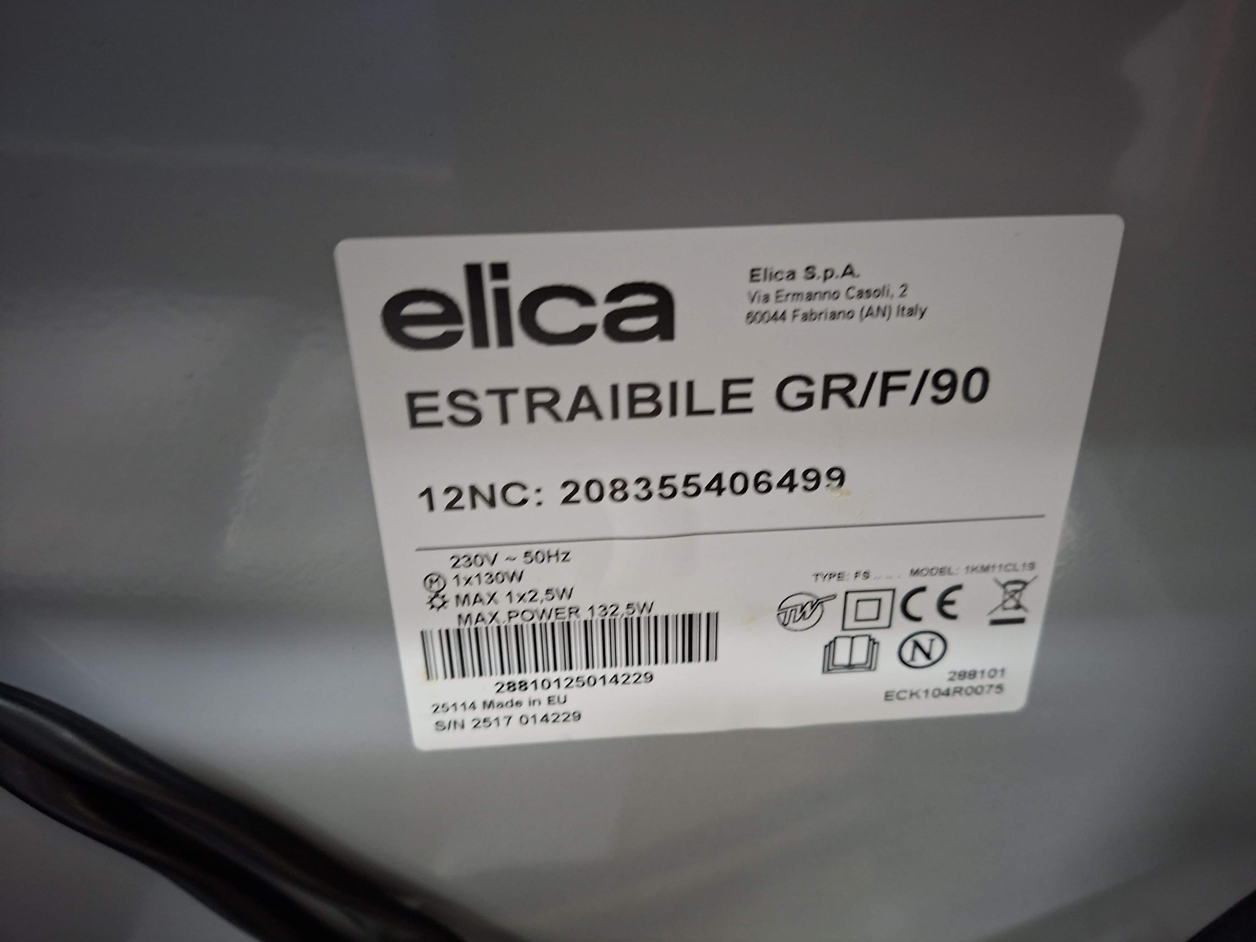 Ugradni Aspirator Elica ESTRAIBILE GR/F/90 , 90 cm.