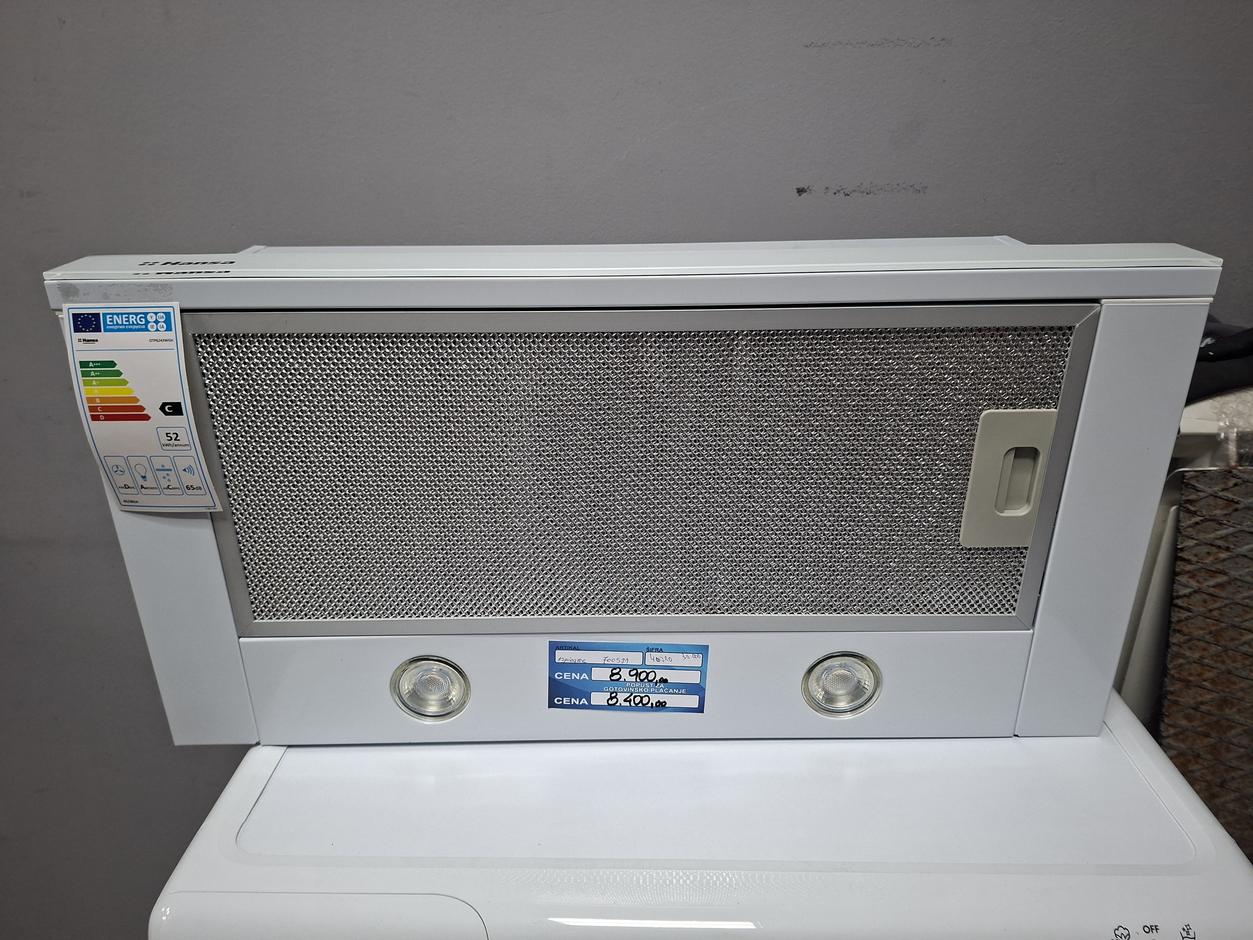 Ugradni Aspirator Hansa OTP6243WGH , 60 cm.