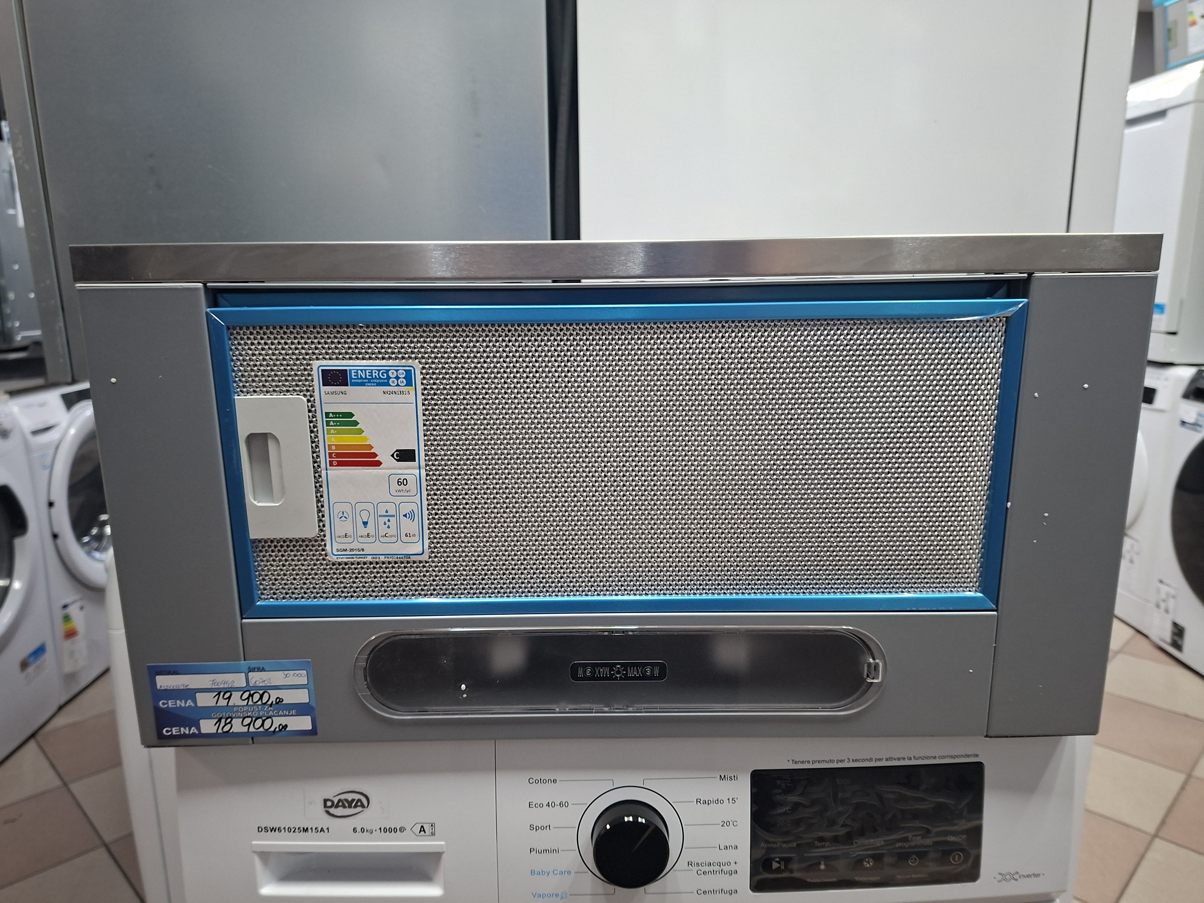 Ugradni Aspirator Samsung NK24N1331IS UR , 60 cm