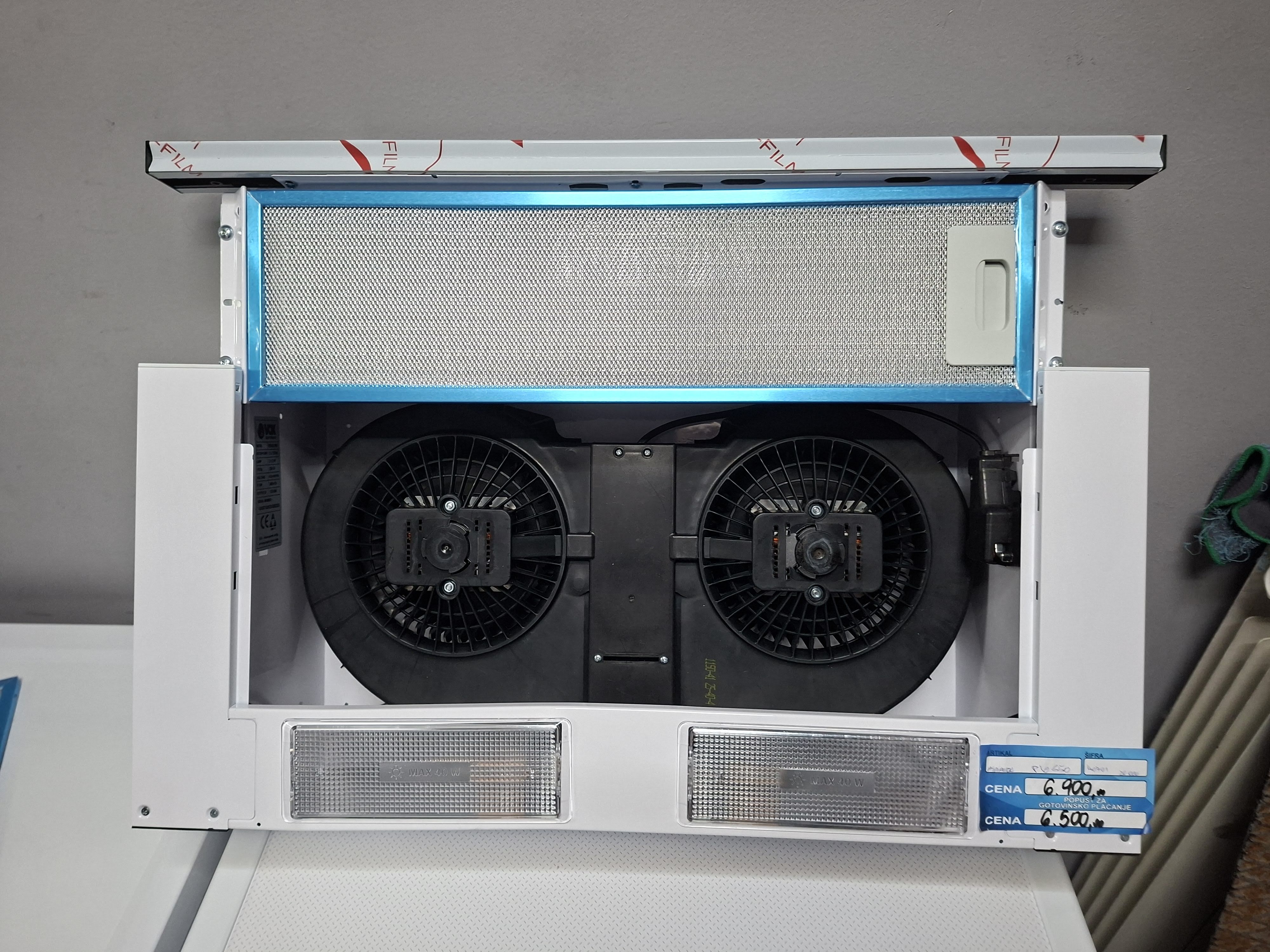 Ugradni Aspirator VOX PIO650 2MIX , 60 cm.