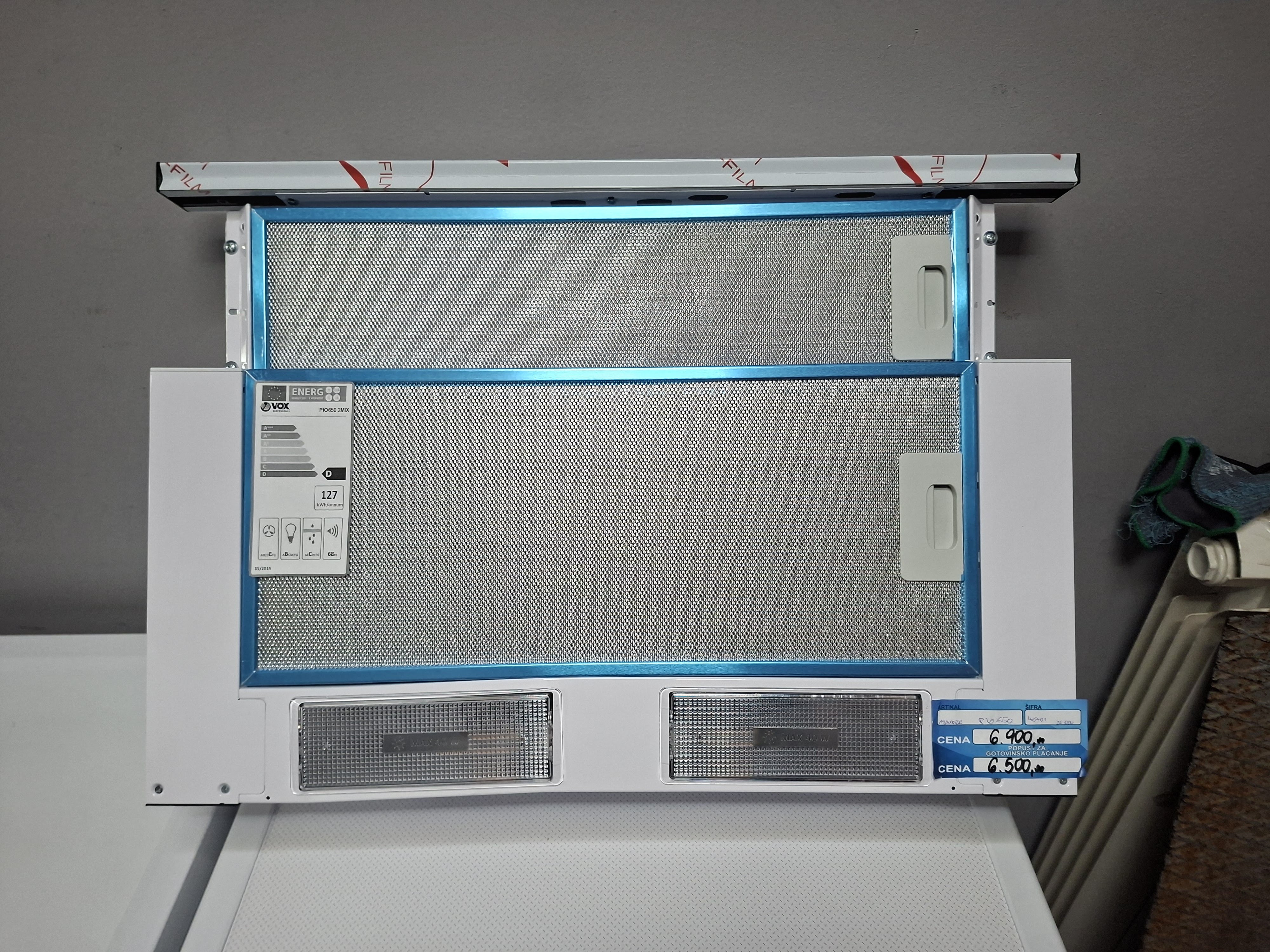 Ugradni Aspirator VOX PIO650 2MIX , 60 cm.