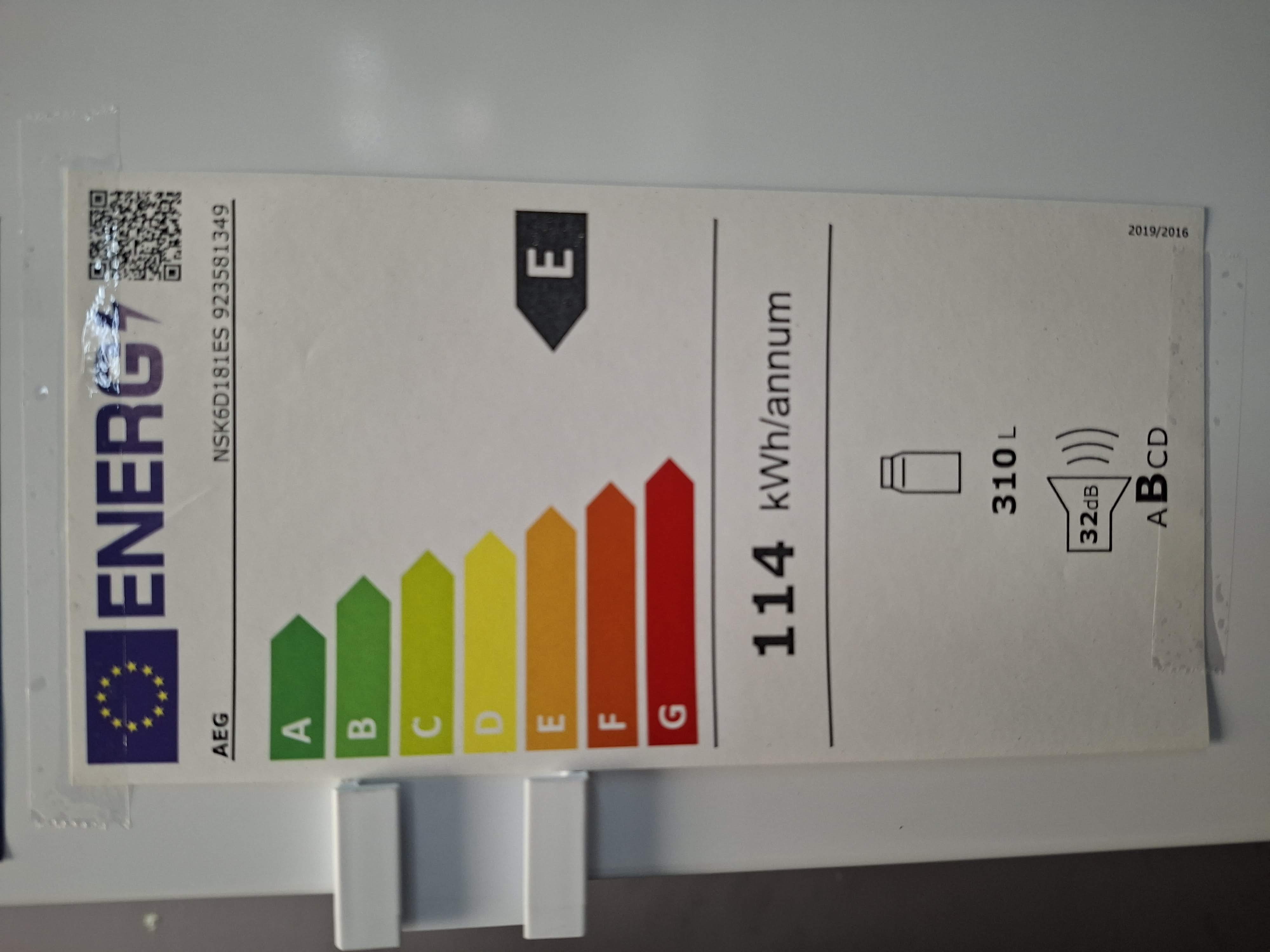 Ugradni Frižider AEG NSK6D181ES, 177cm