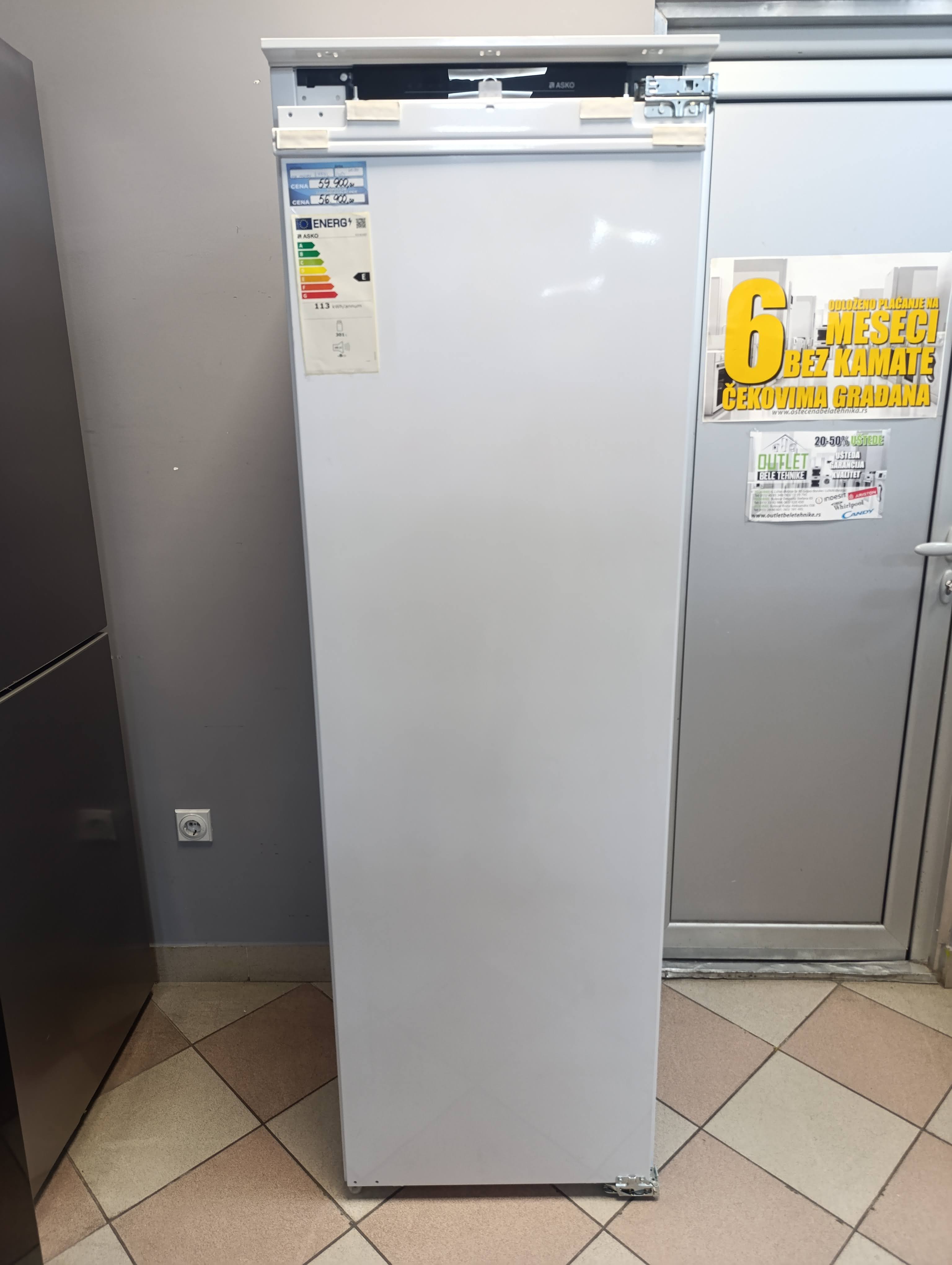 Ugradni frižider Asko R31834EI, 177cm