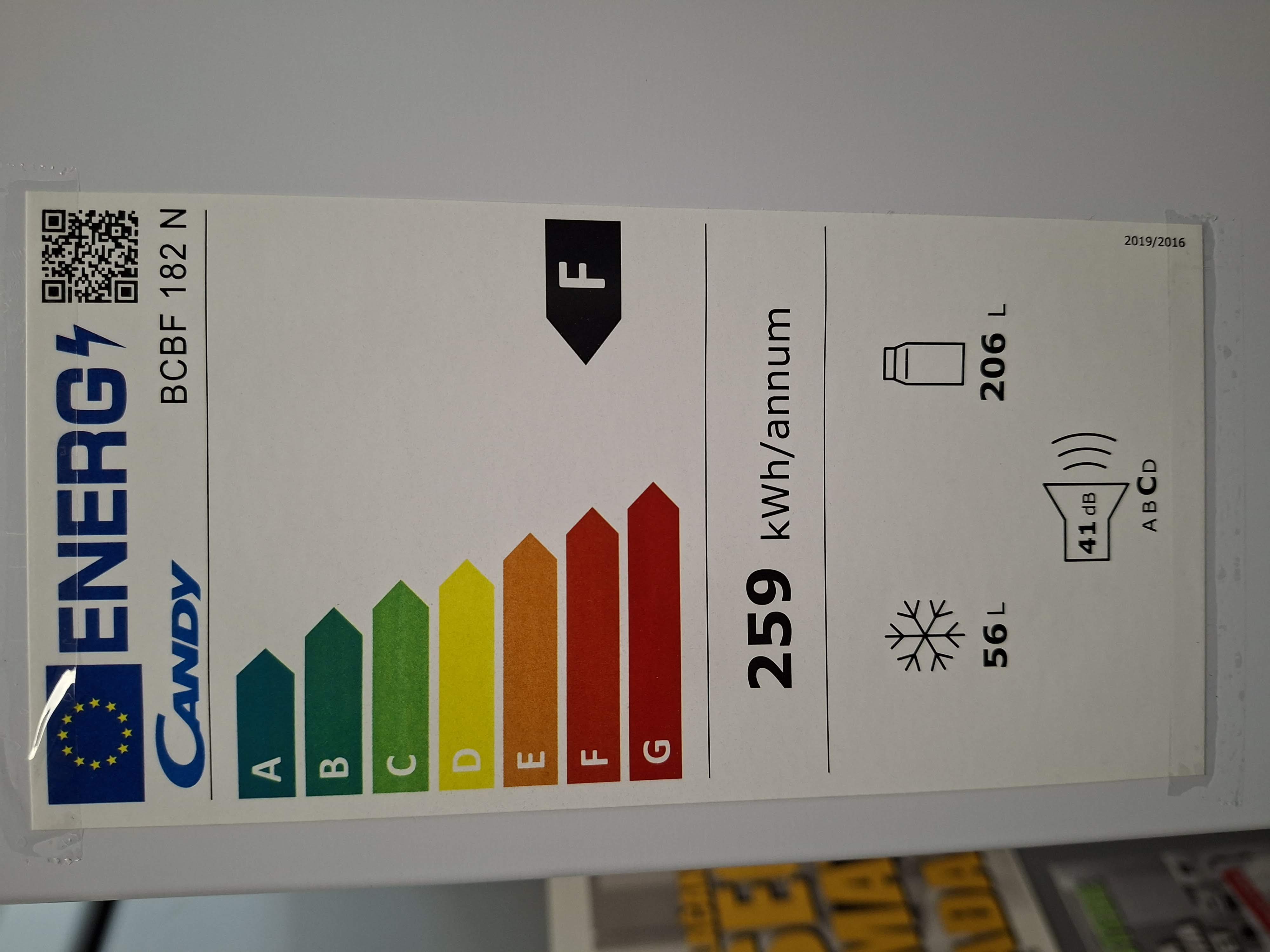 Ugradni Frižider Candy BCBF 182N , 185 cm.