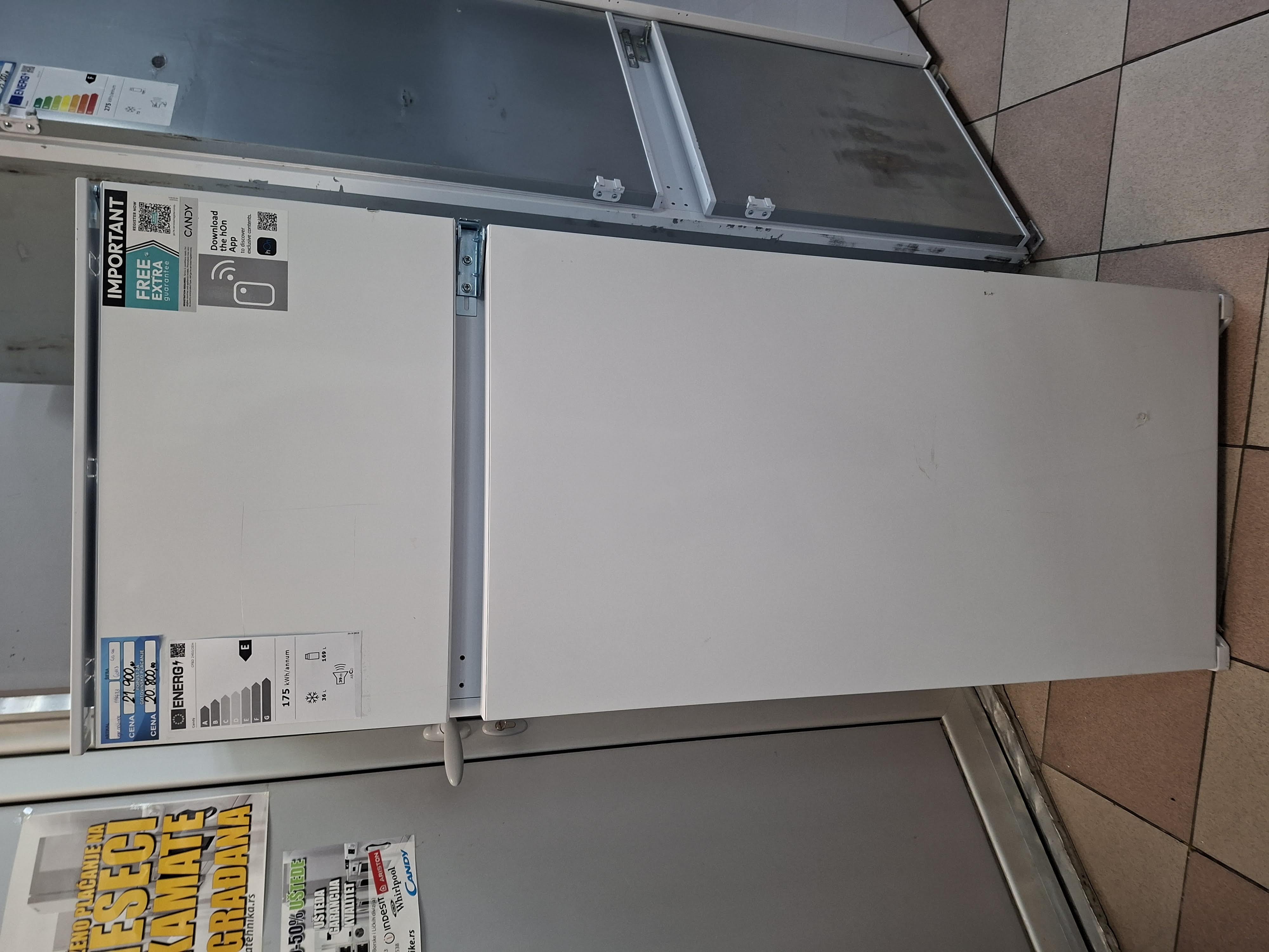 Ugradni frižider Candy CFBD 2450/2EH, 144cm
