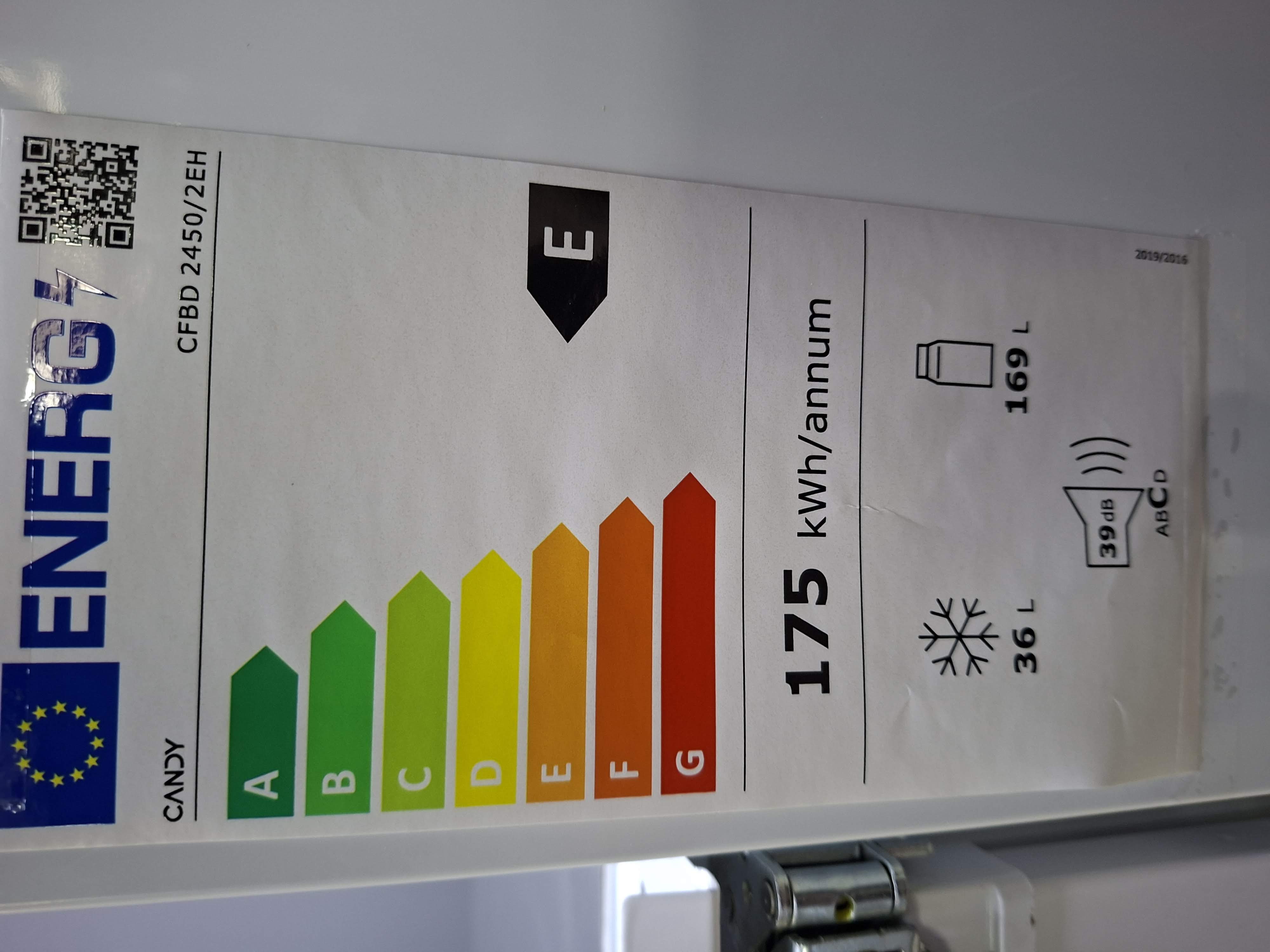 Ugradni frižider Candy CFBD 2450/2EH, 144cm