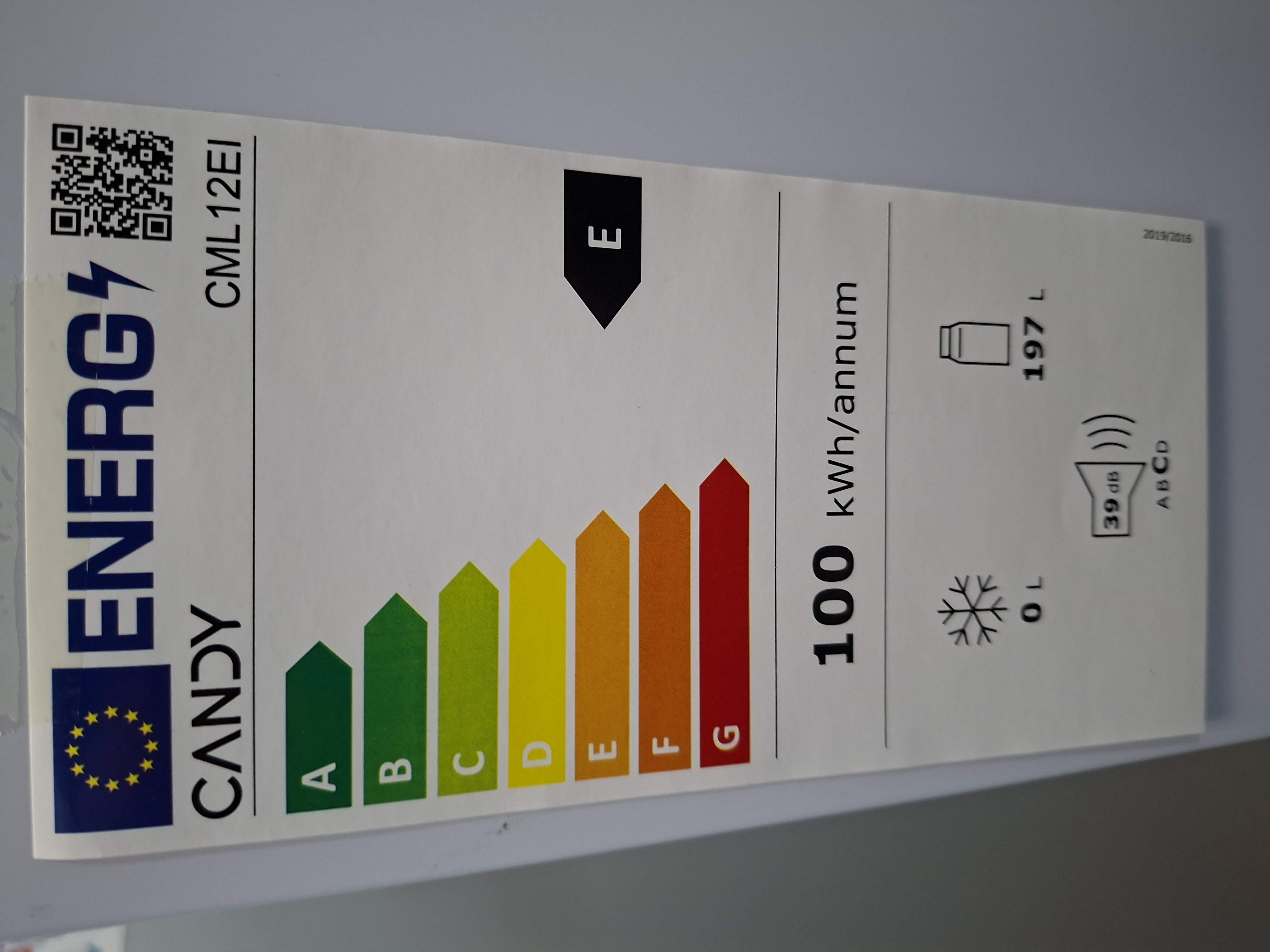 Ugradni frižider Candy CML12EI, 122 cm