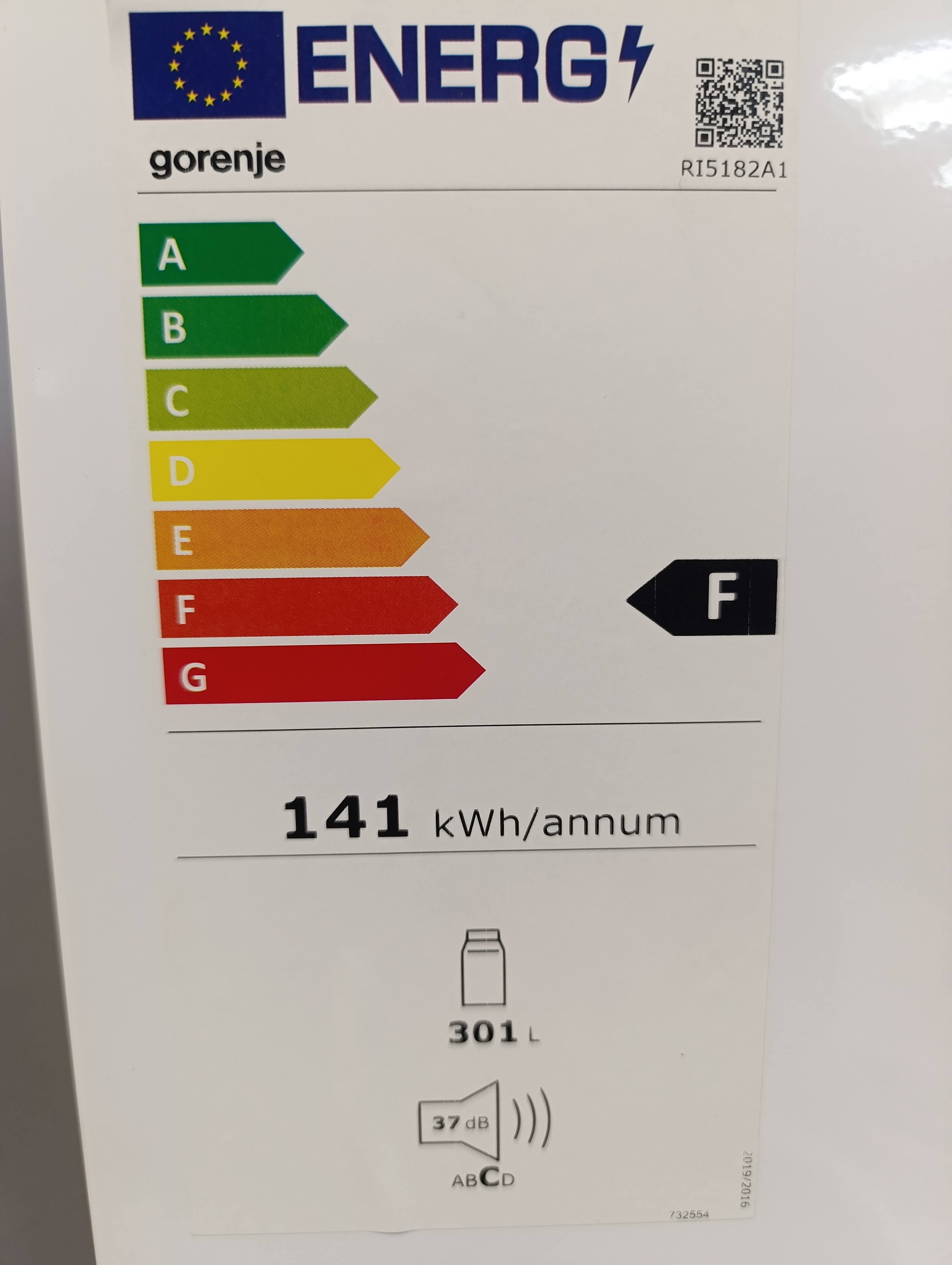 Ugradni Frižider Gorenje RI5182A1 , 177 cm