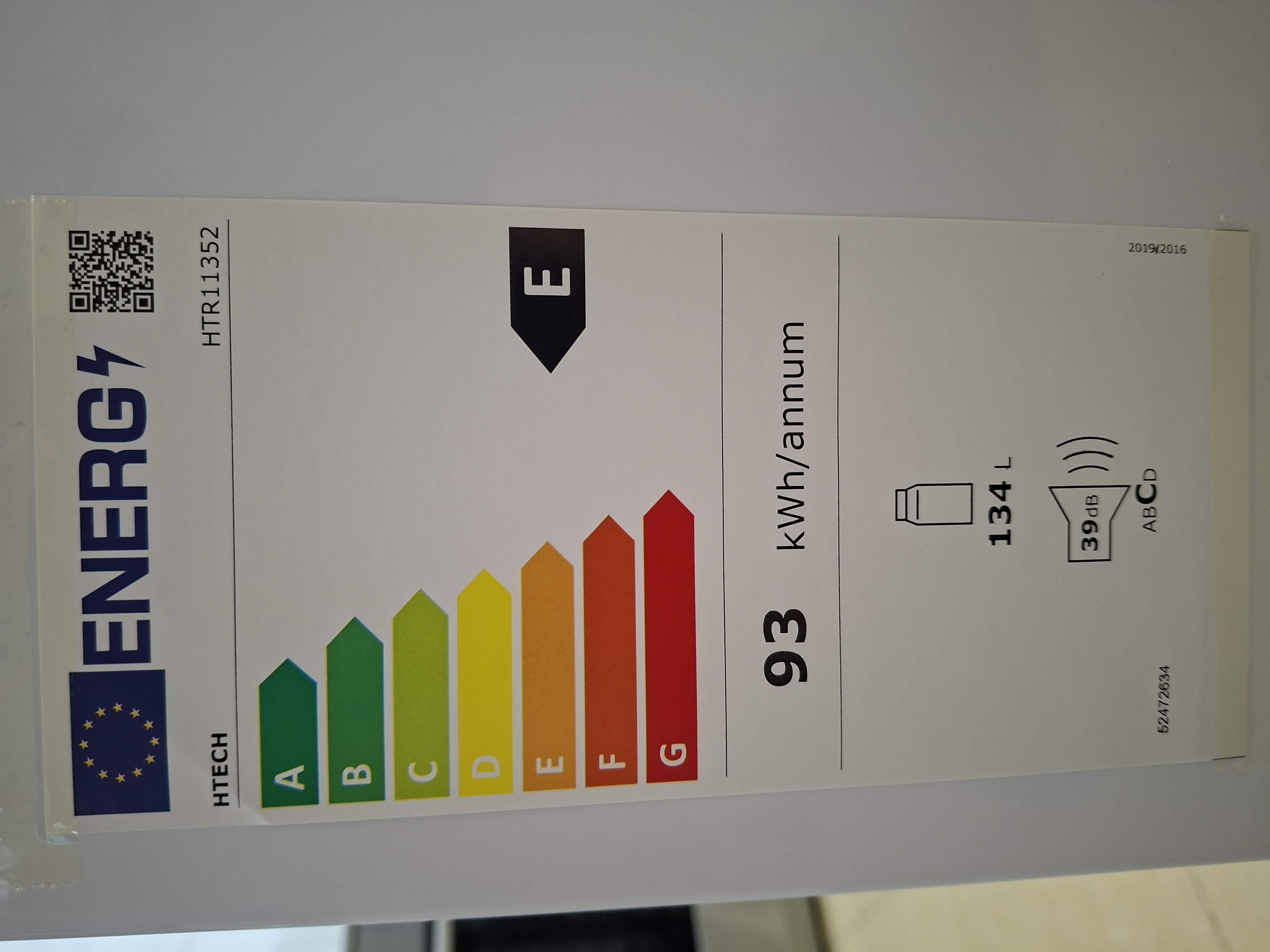 Ugradni frižider Htech HTR11352, 82cm, podpultni