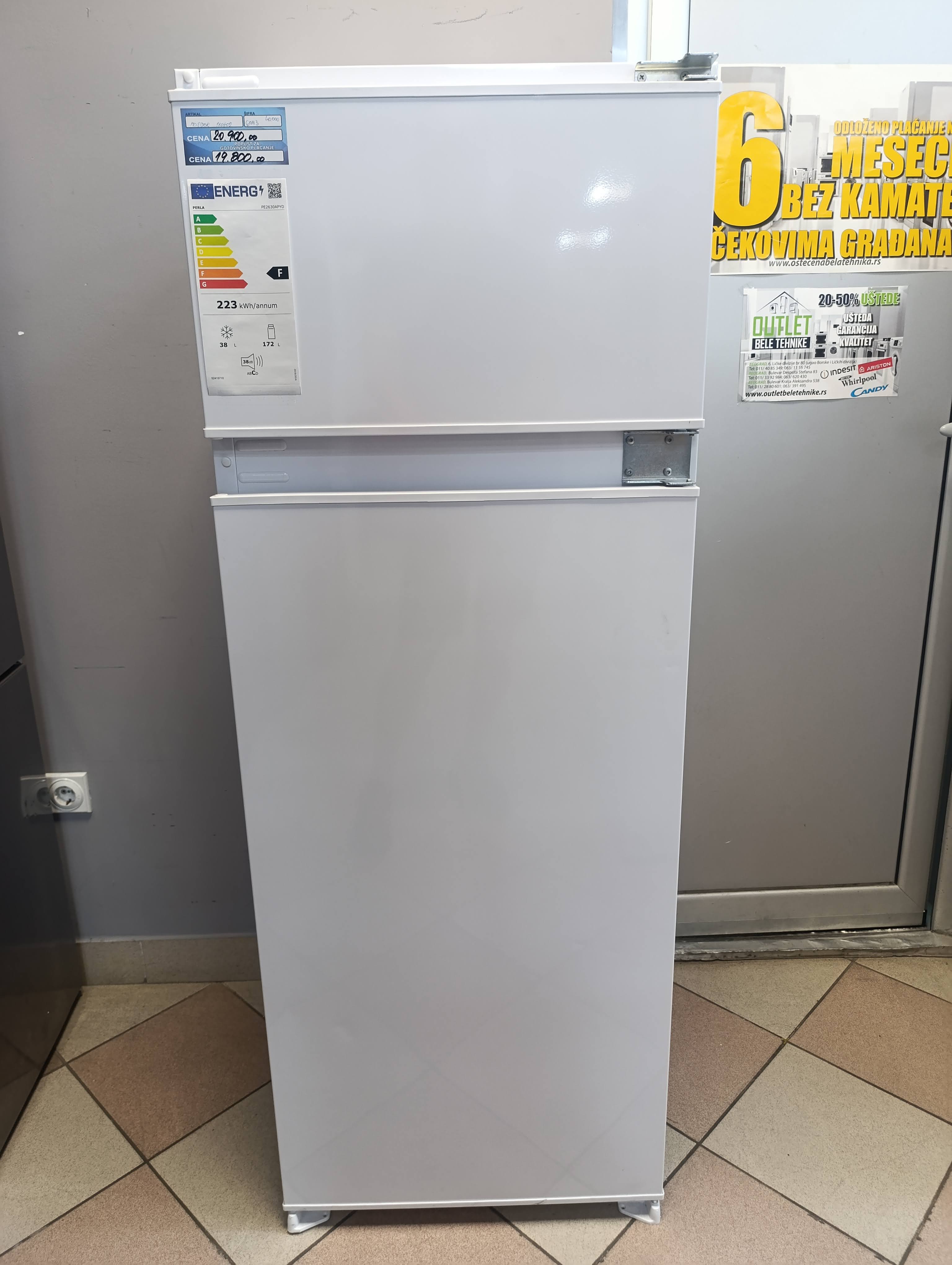 Ugradni Frižider Perla PE2630APYD , 144 cm.