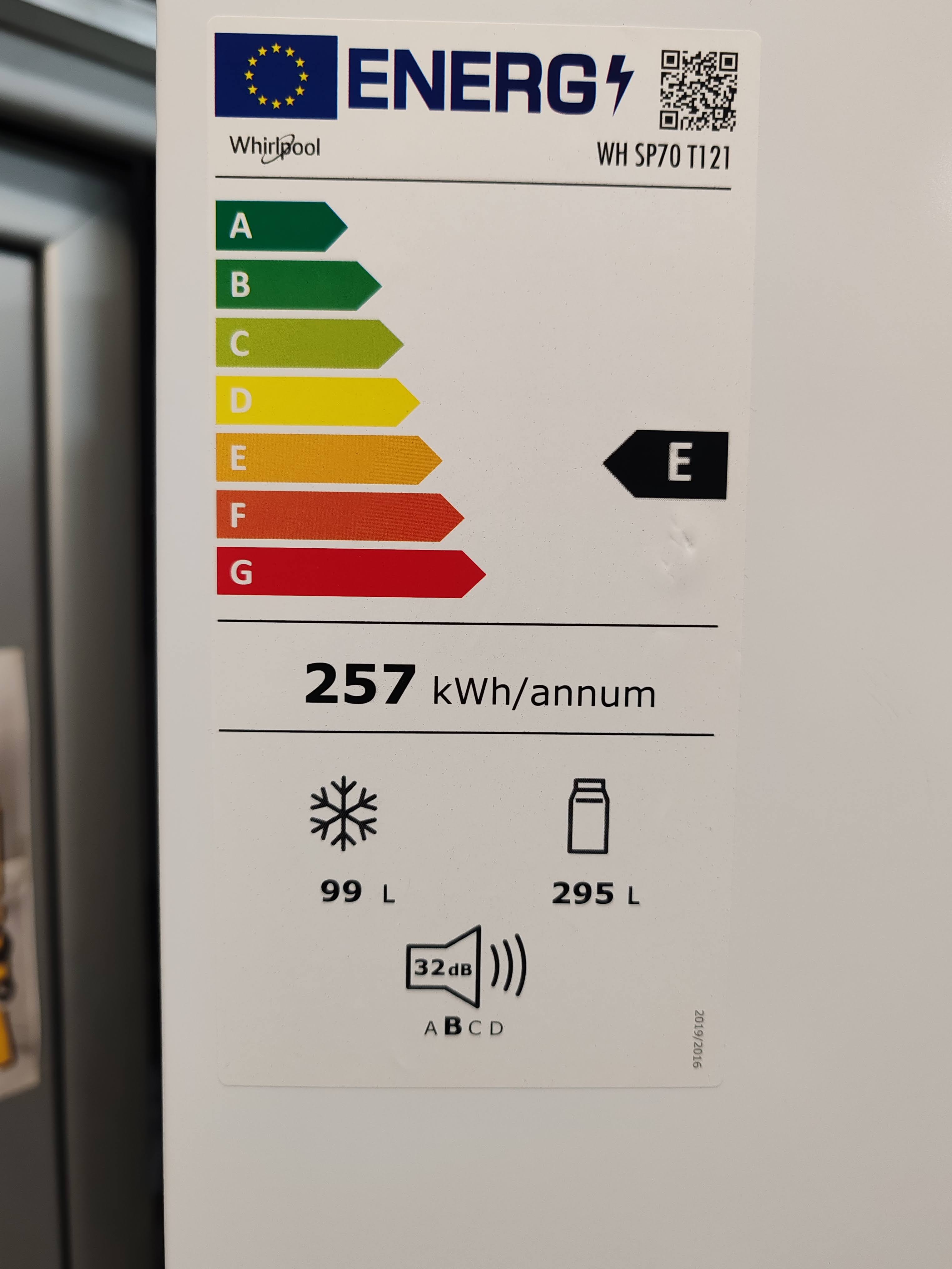 Ugradni Frižider Whirlpool WH SP70 TI21 , 194x69 cm.
