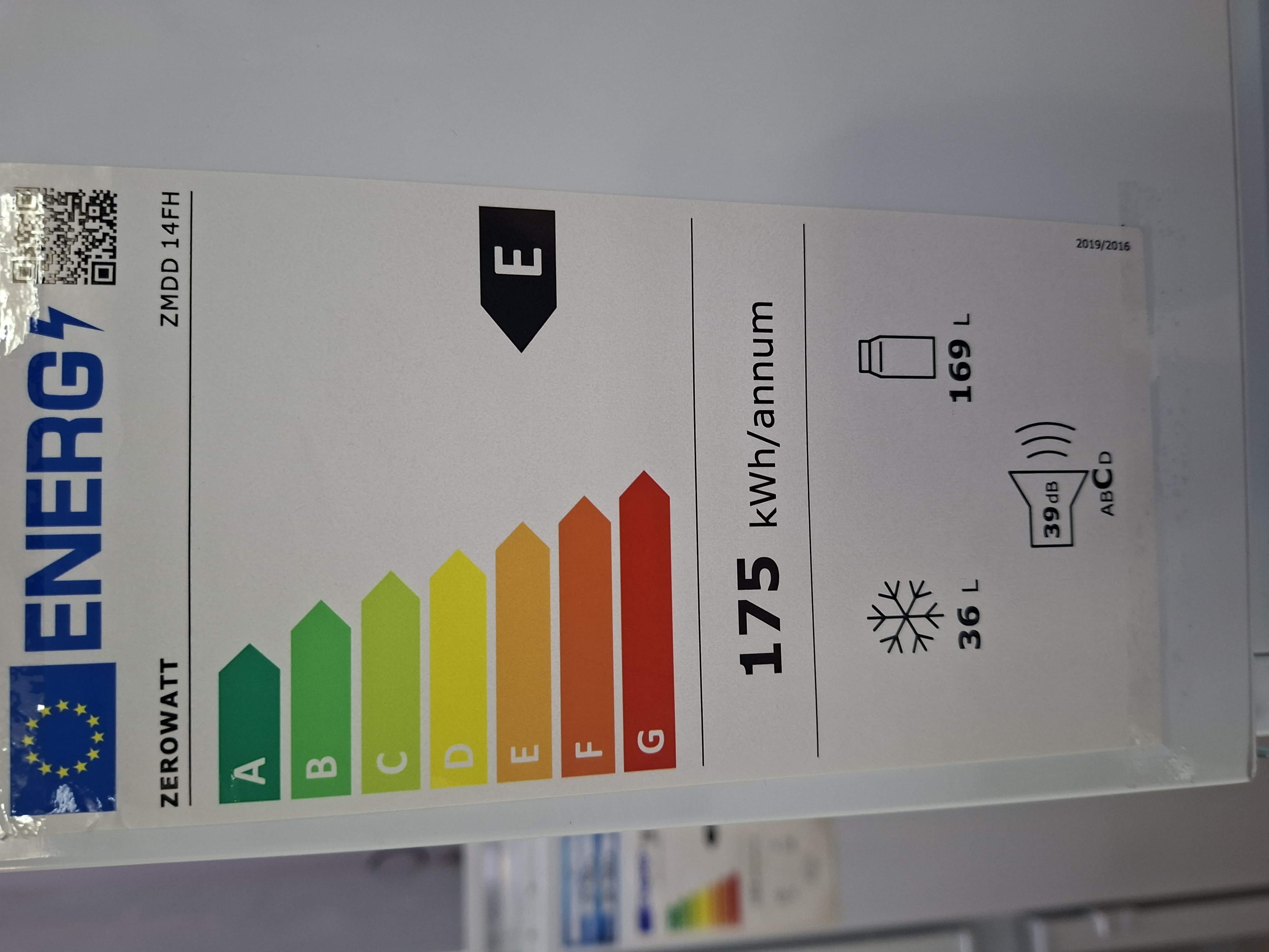 Ugradni Frižider Zerowatt ZMDD 14FH , 144 cm.