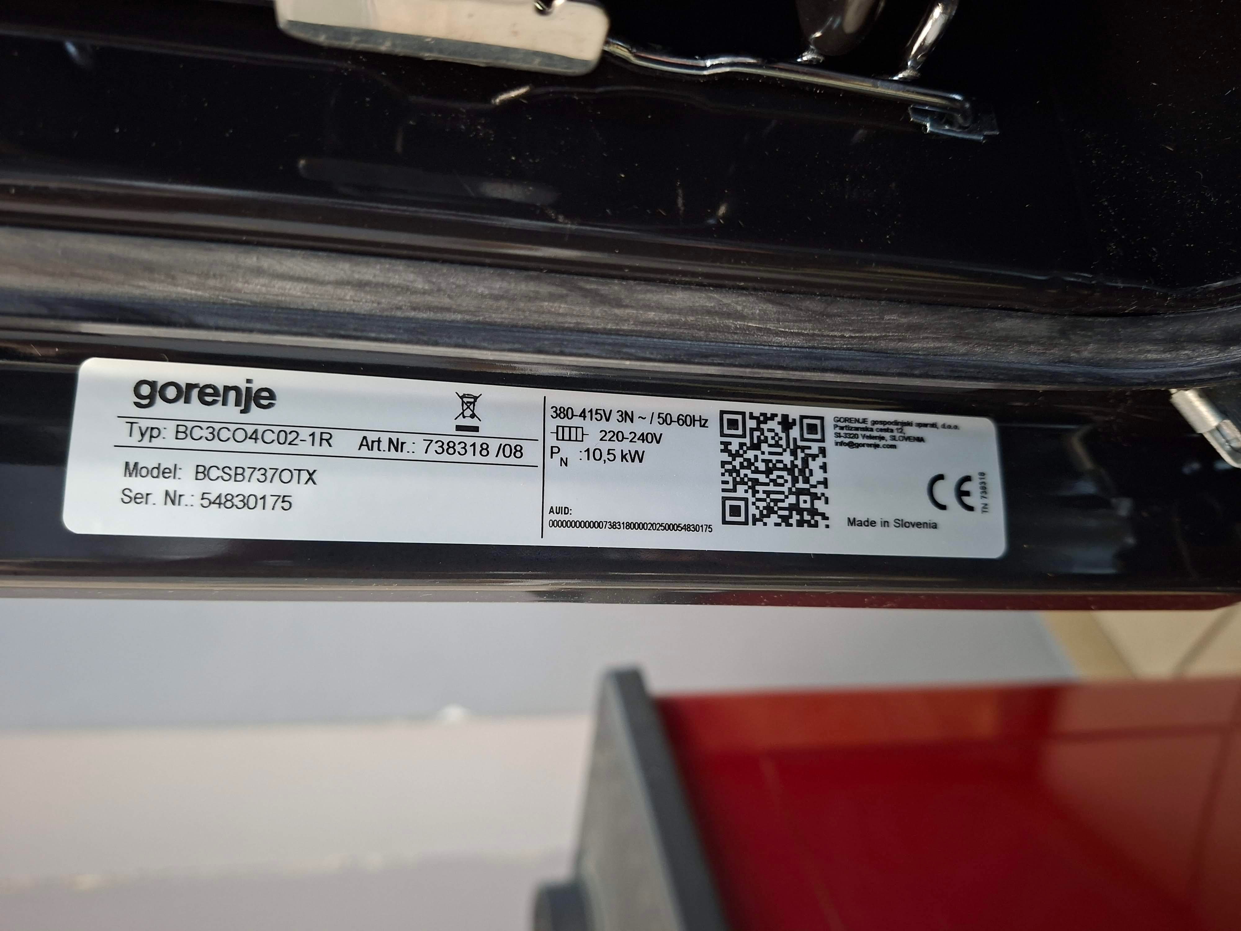 Ugradni set (rerna + ploča) Gorenje BCSB 737OTX + ECD620SCOT