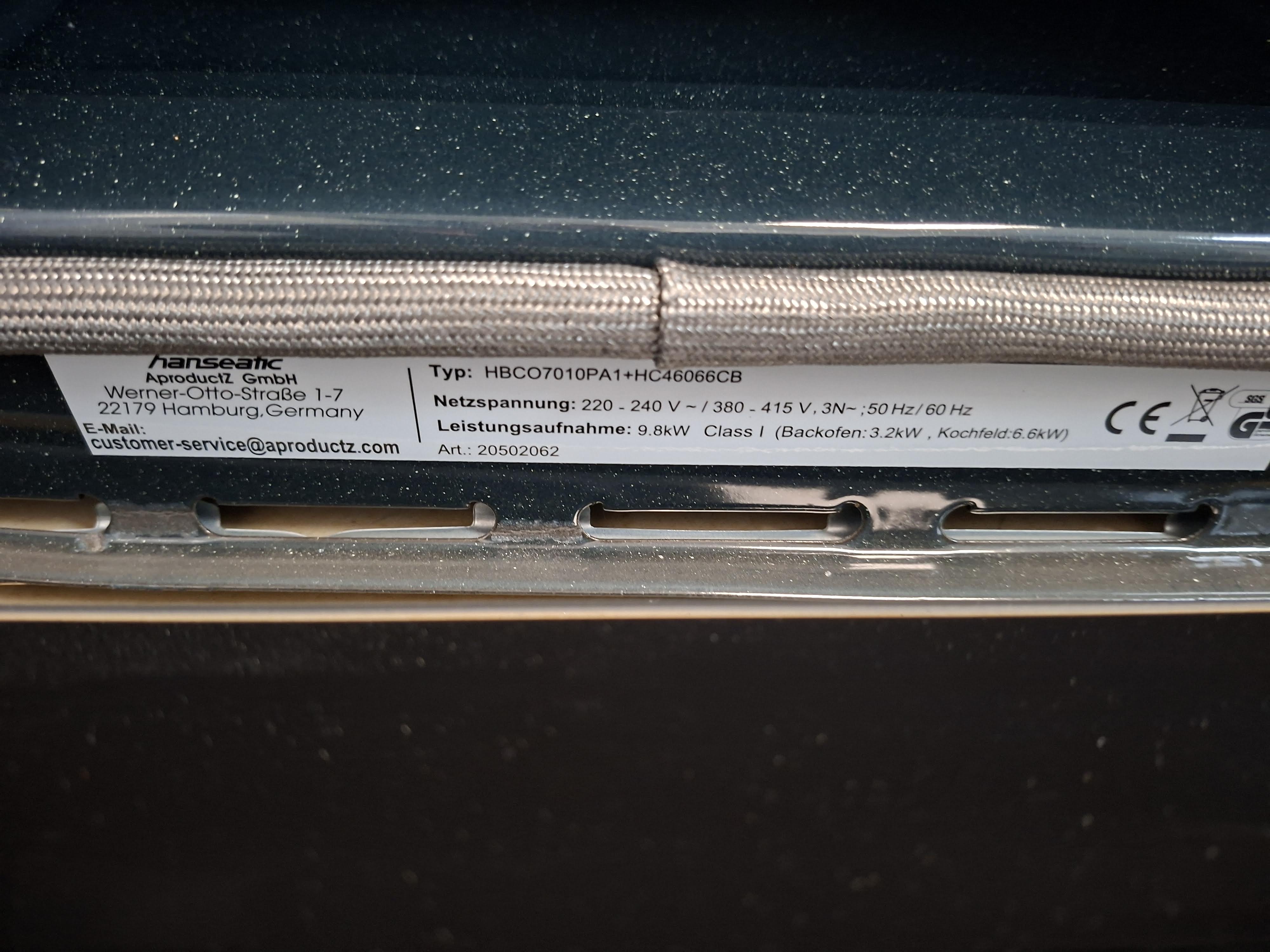 Ugradni Set (Rerna+Ploča) Hanseatic HBCO7010PA1+HC46066CB