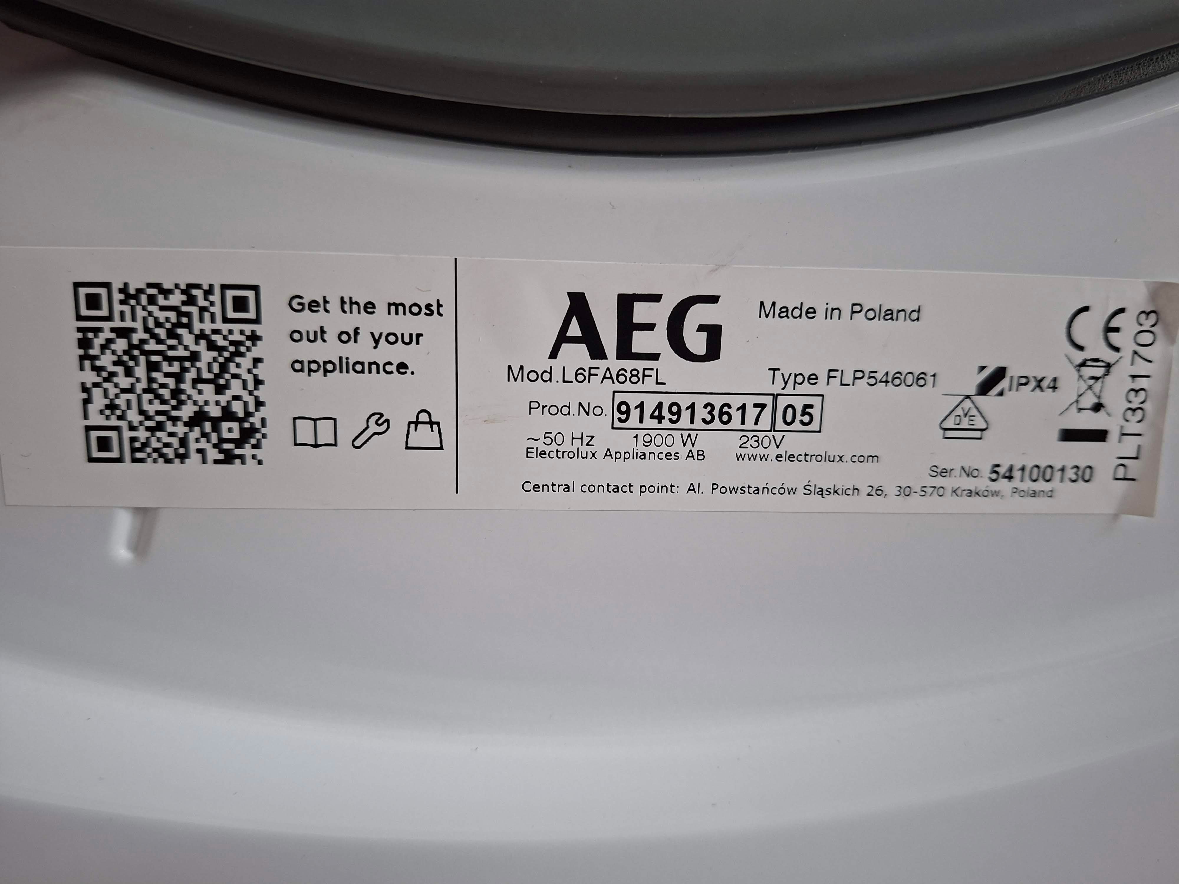 Veš mašina AEG L6FA68FL , 8 kg