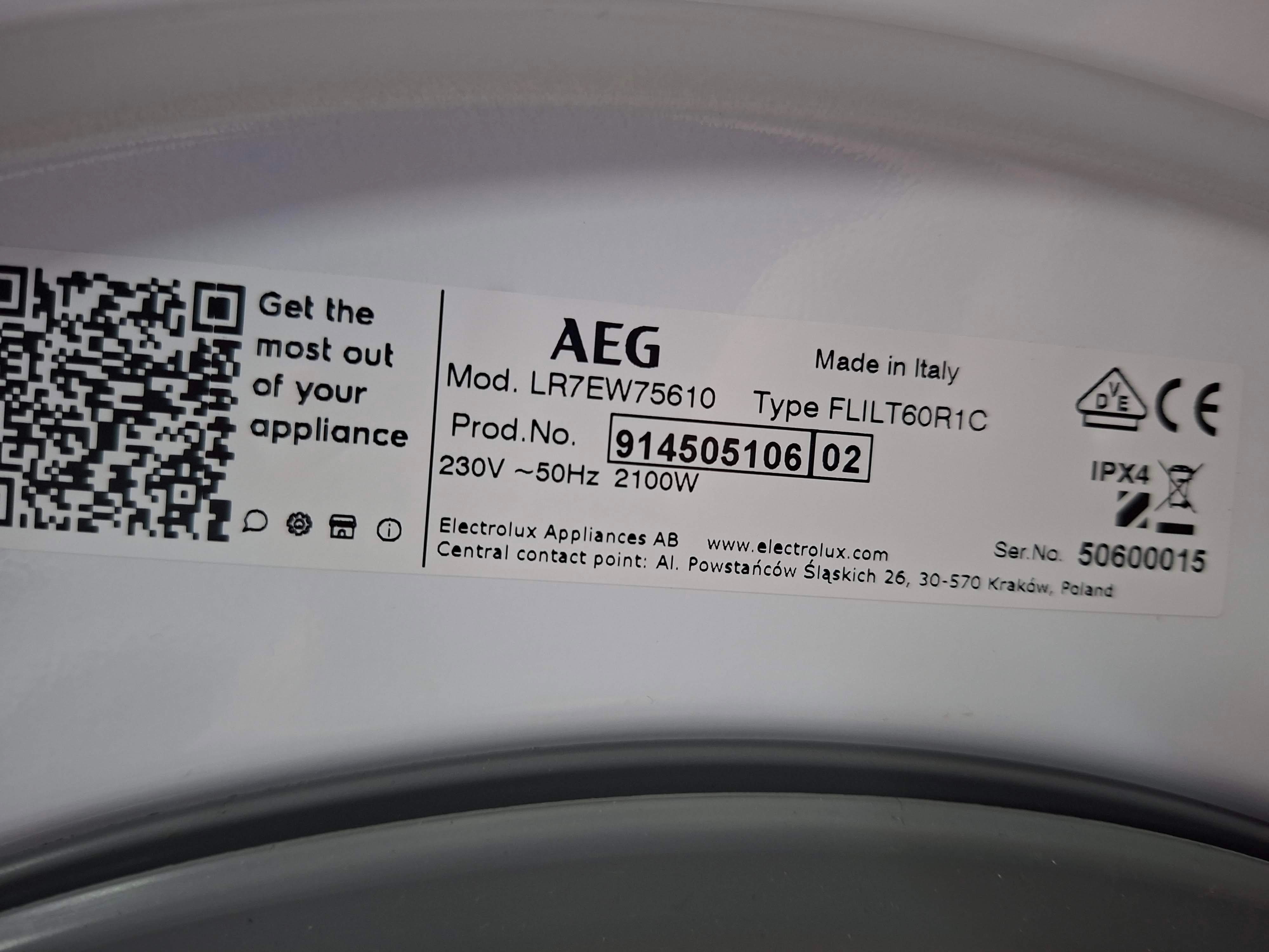 Veš mašina AEG LR7EW75610, 11kg