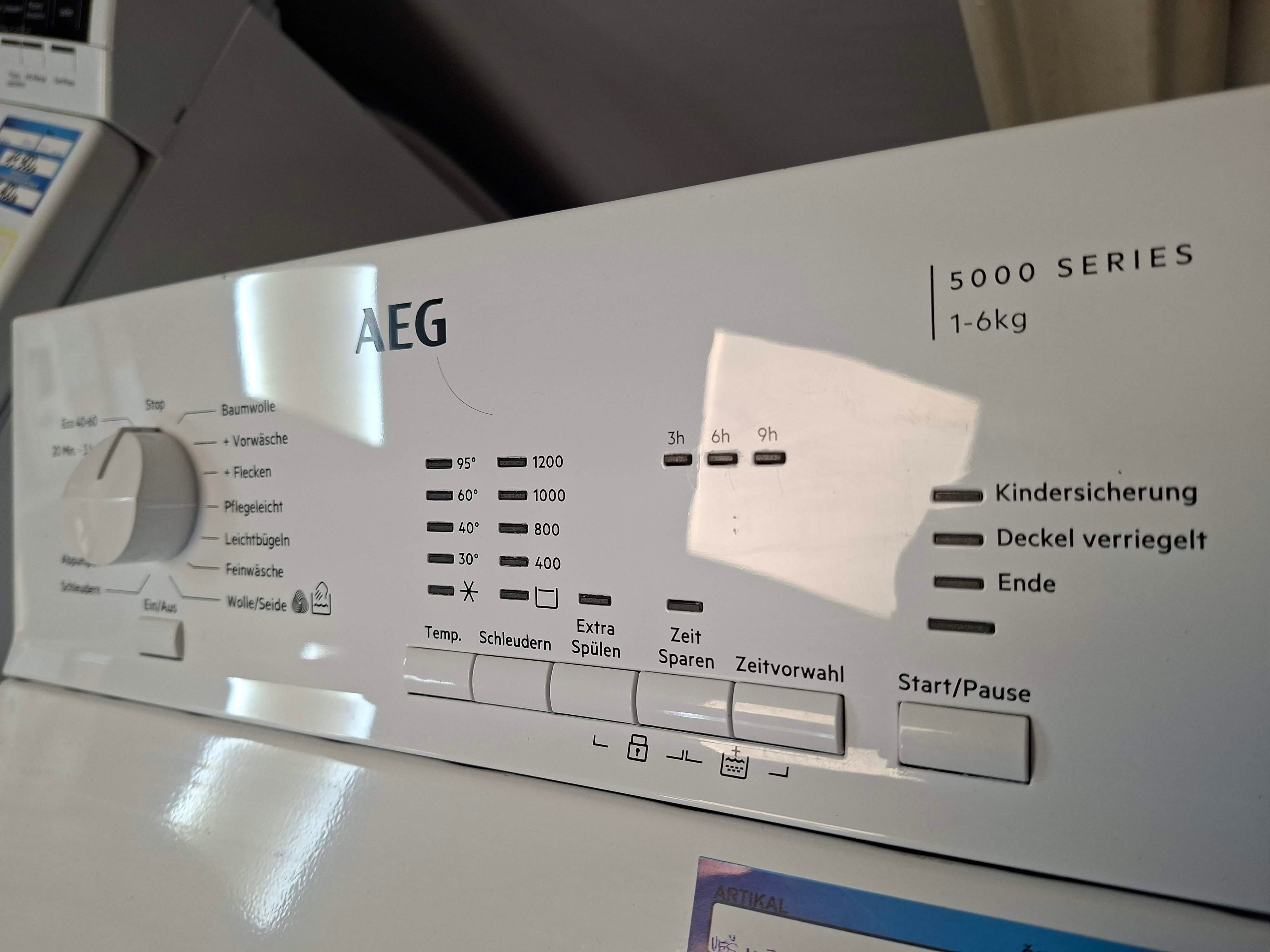 Veš mašina Aeg LTR5N30260 , 6 kg.