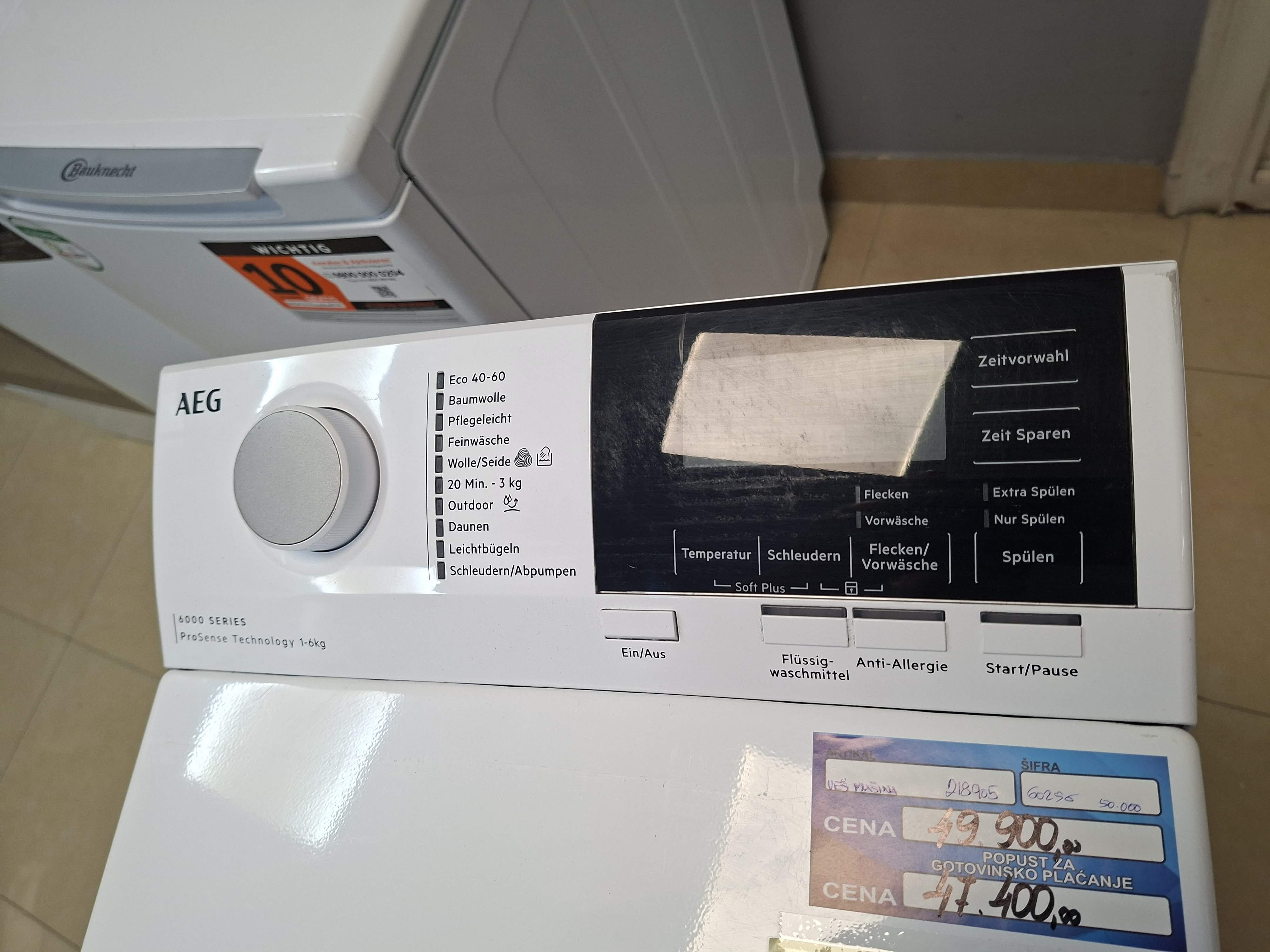 Veš mašina AEG LTR6A360TL, 6 kg