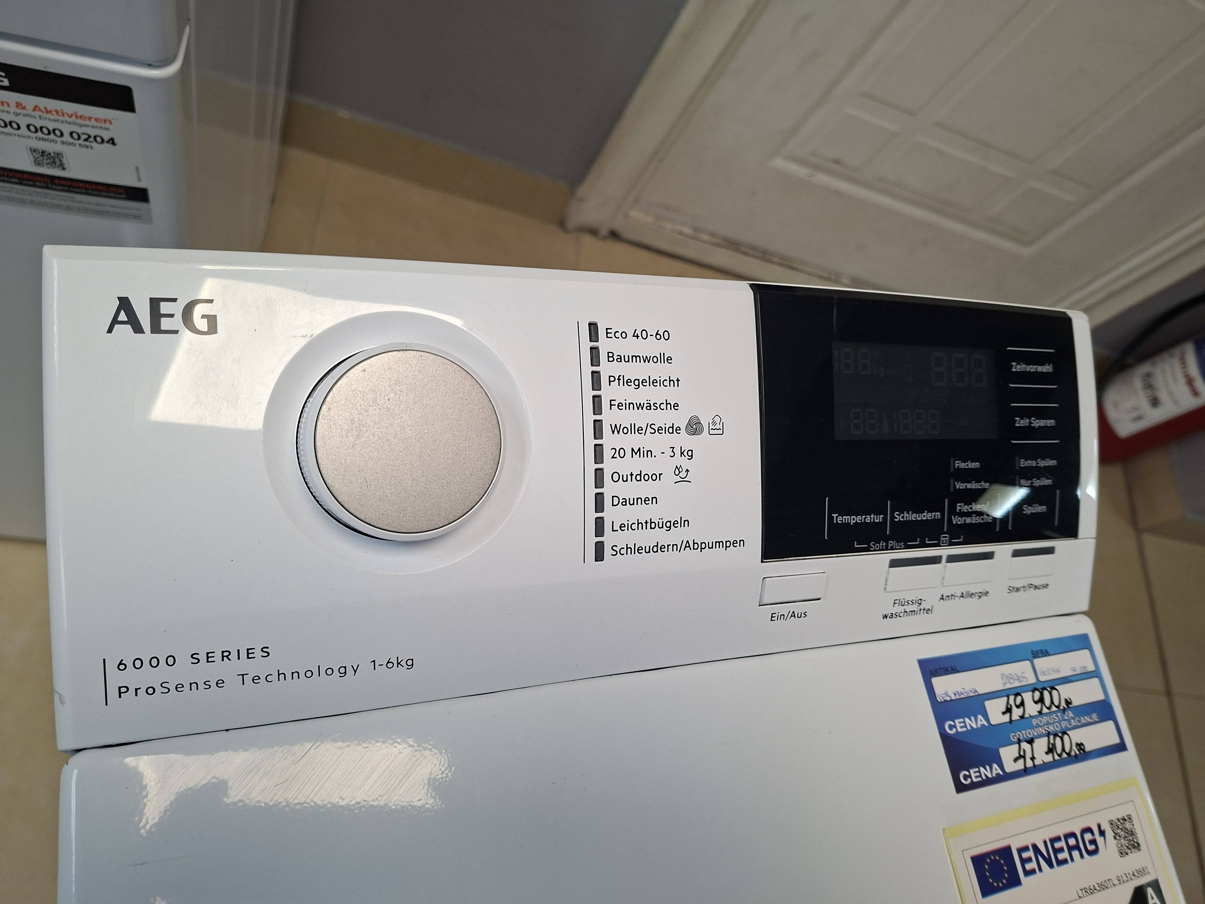 Veš mašina AEG LTR6A360TL, 6 kg