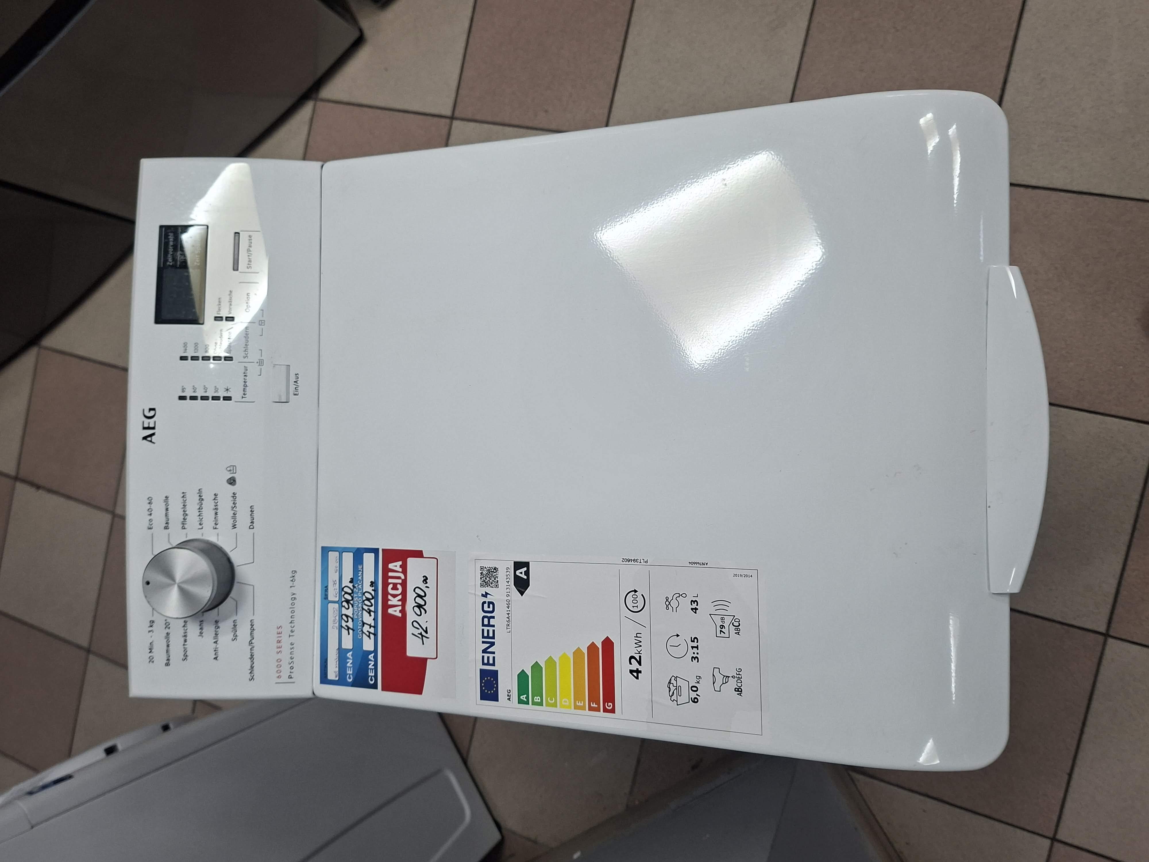 Veš mašina Aeg LTR6A41460 , 6 kg.