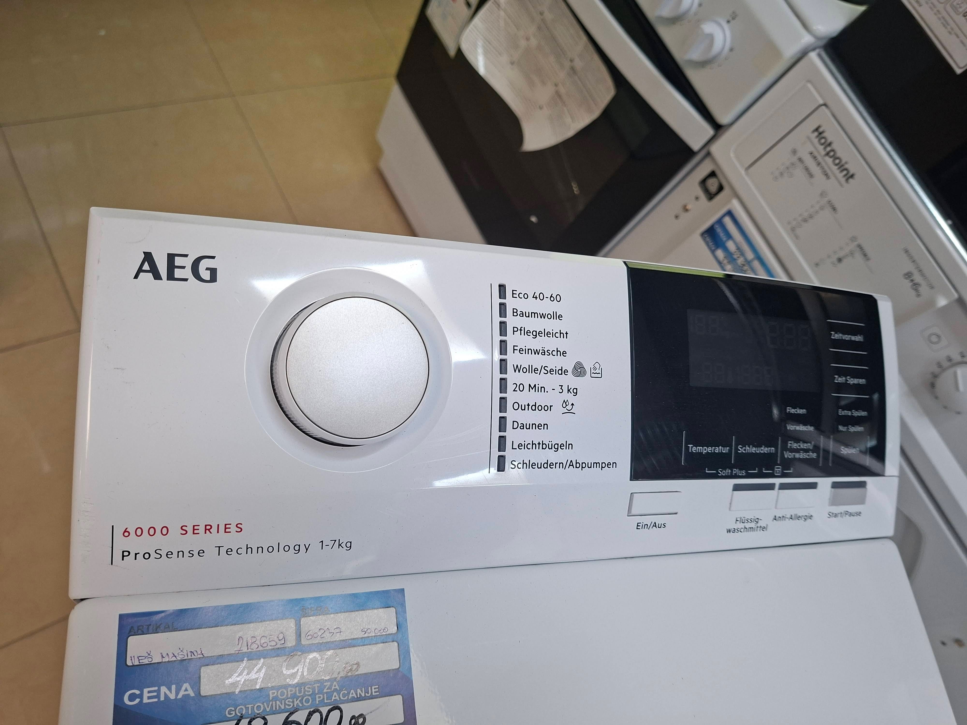 Veš mašina Aeg LTR6A60270 , 7 kg.