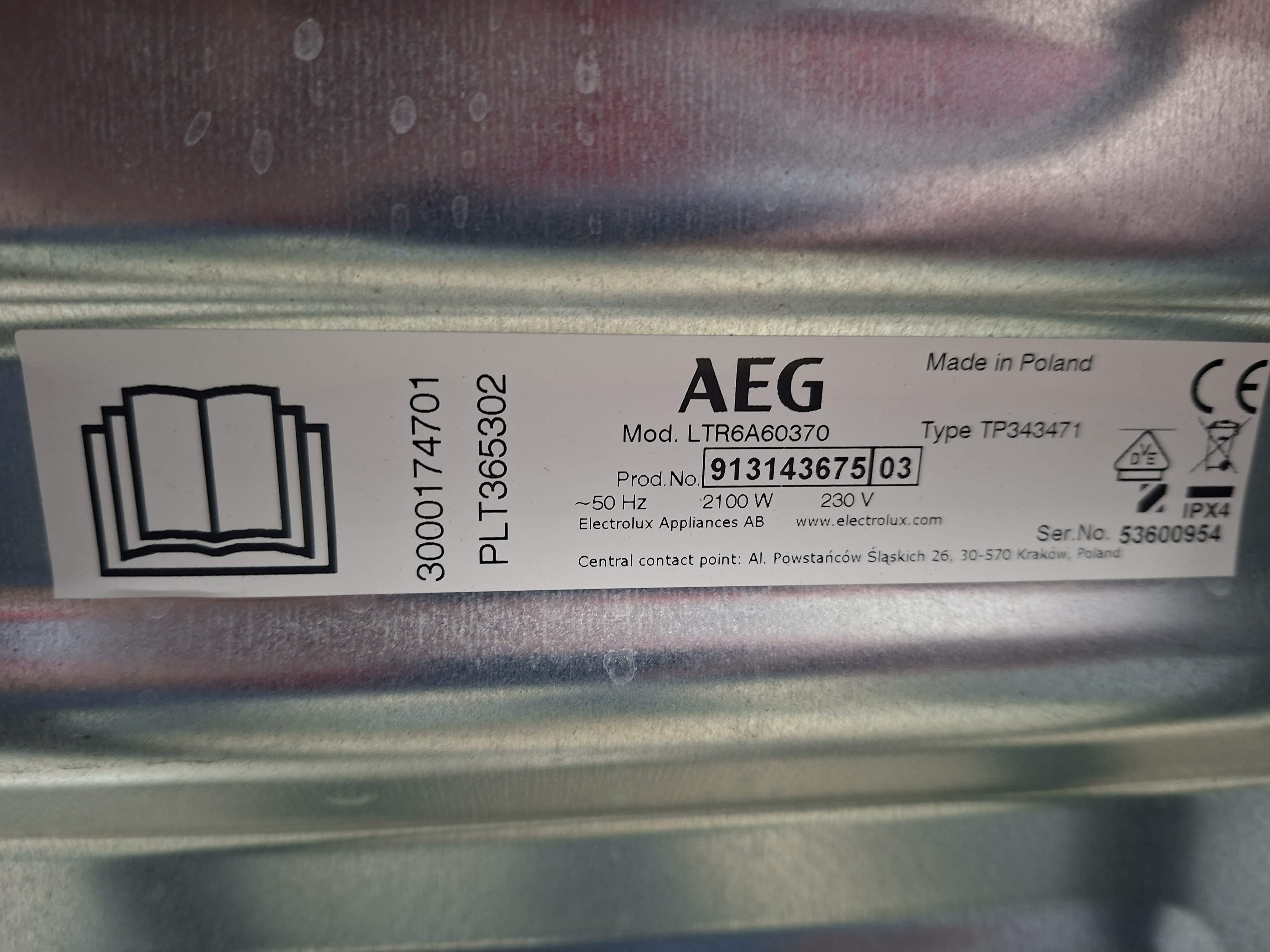 Veš mašina AEG LTR6A60370  , 7 kg.