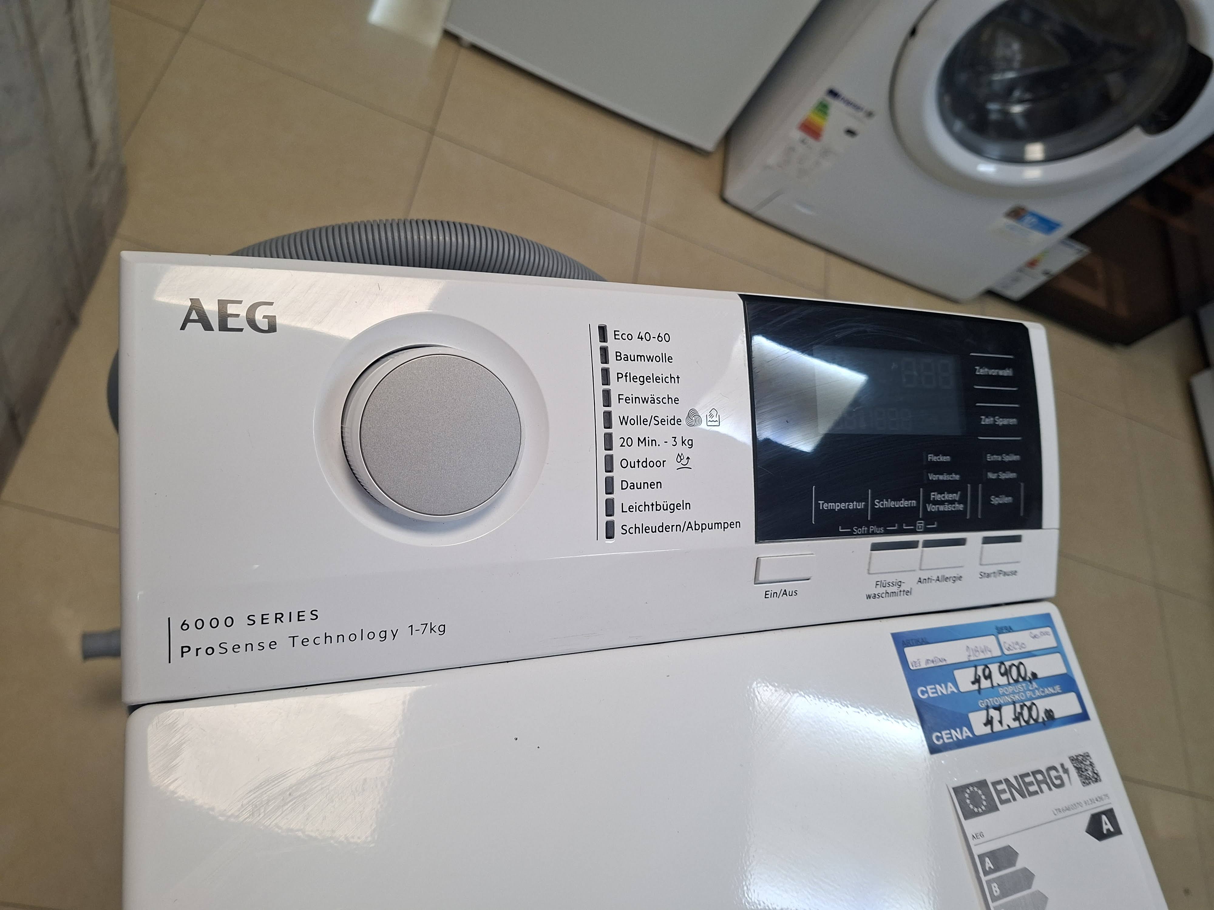 Veš mašina AEG LTR6A60370  , 7 kg.