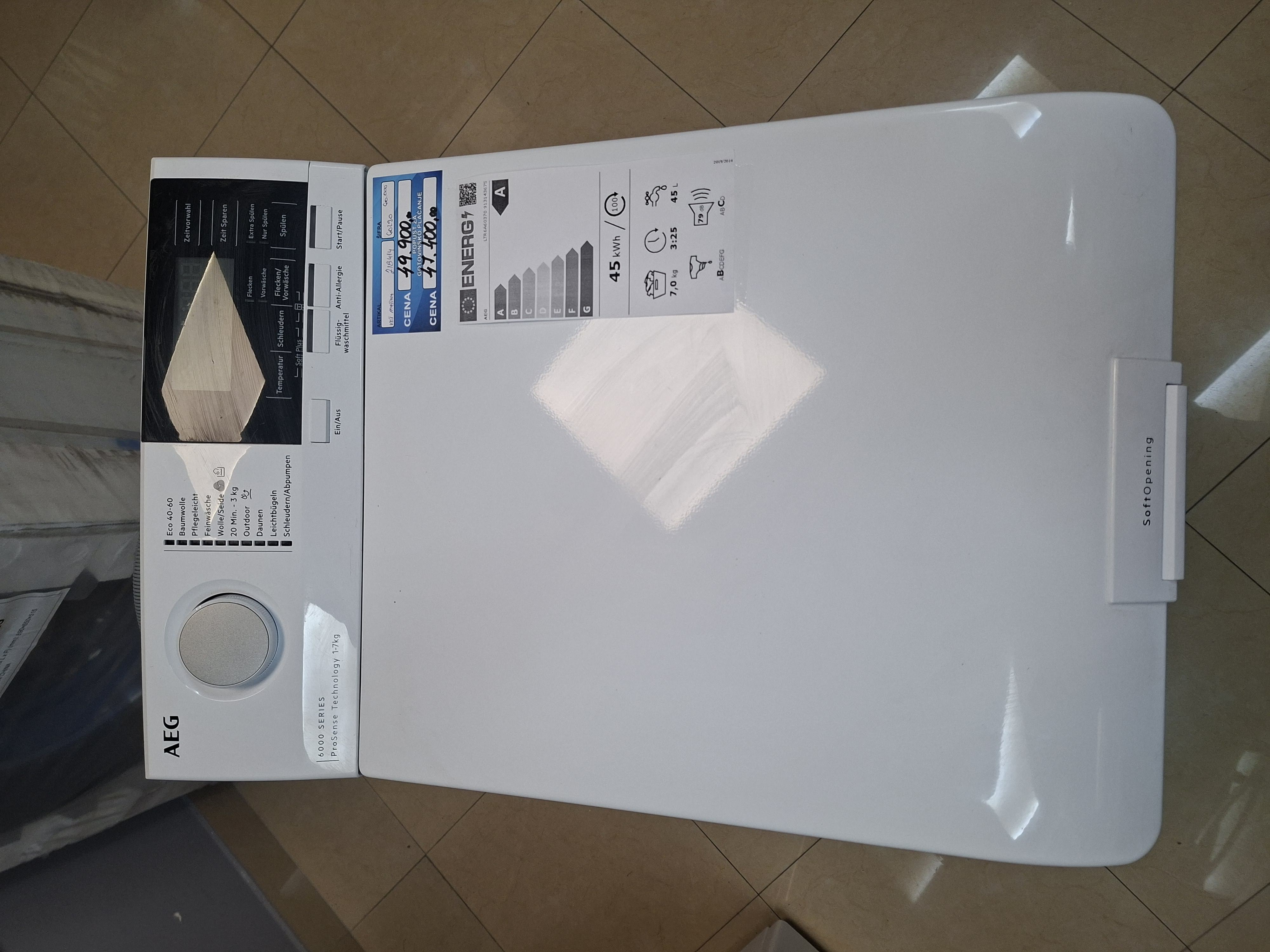 Veš mašina AEG LTR6A60370  , 7 kg.