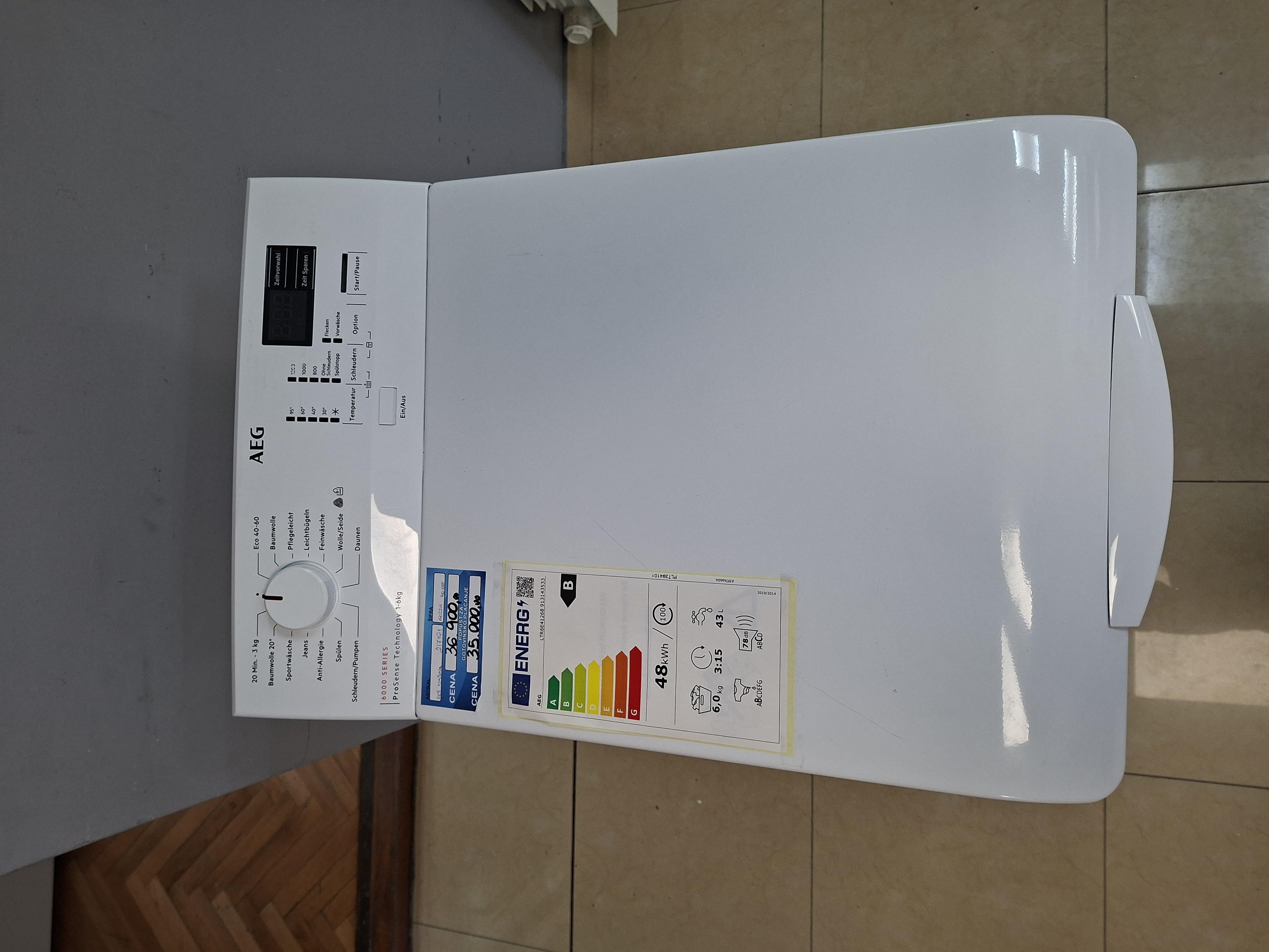 Veš mašina AEG LTR6E41268  , 6 kg.