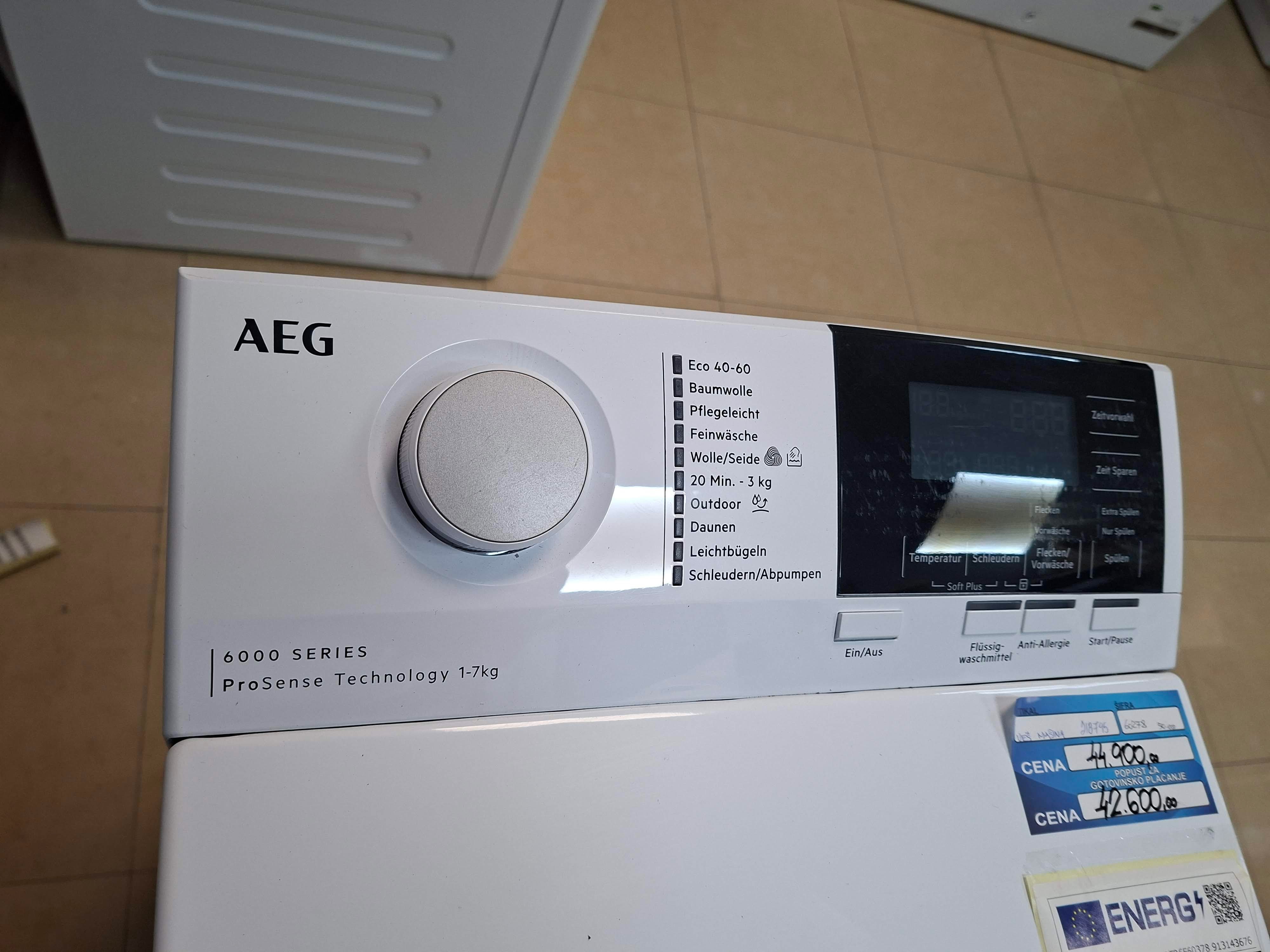 Veš mašina AEG LTR6E60378 , 7kg