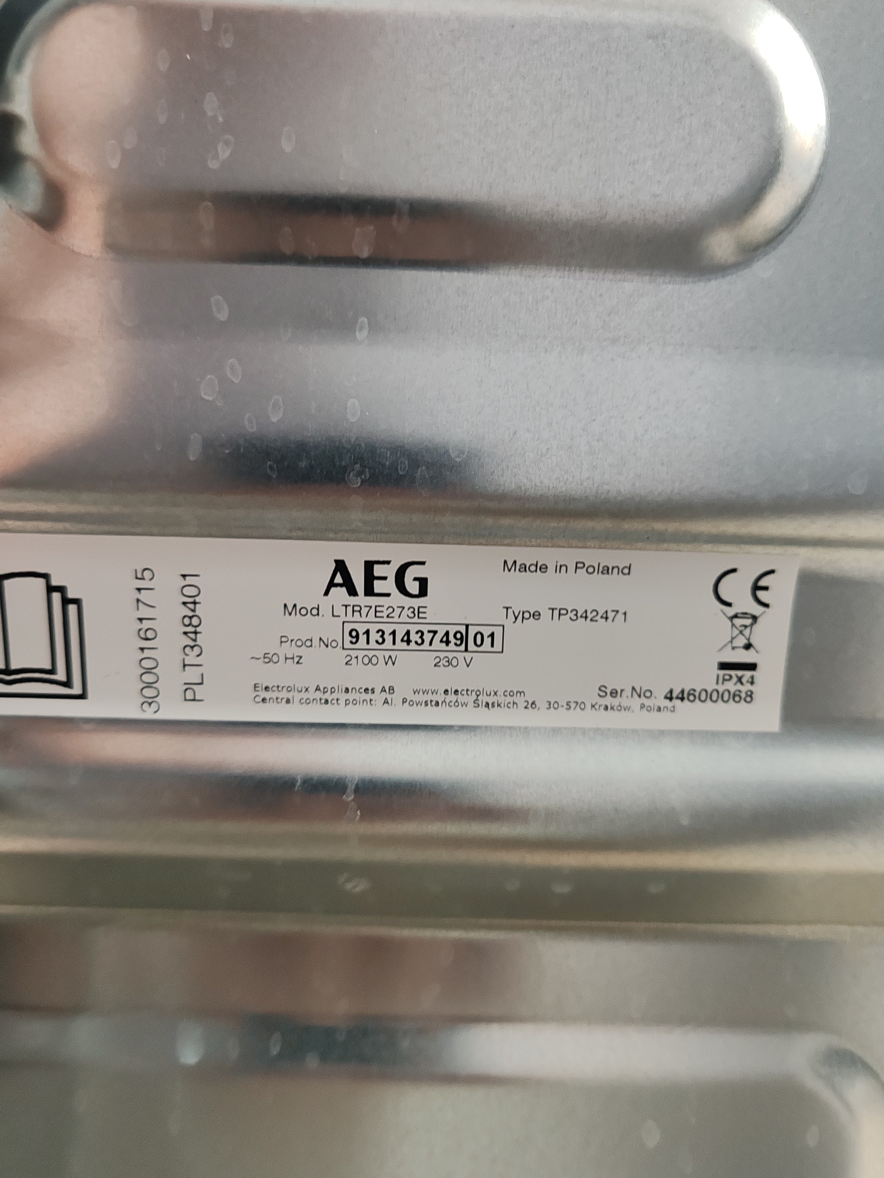 Veš mašina AEG LTR7E273E, 7kg